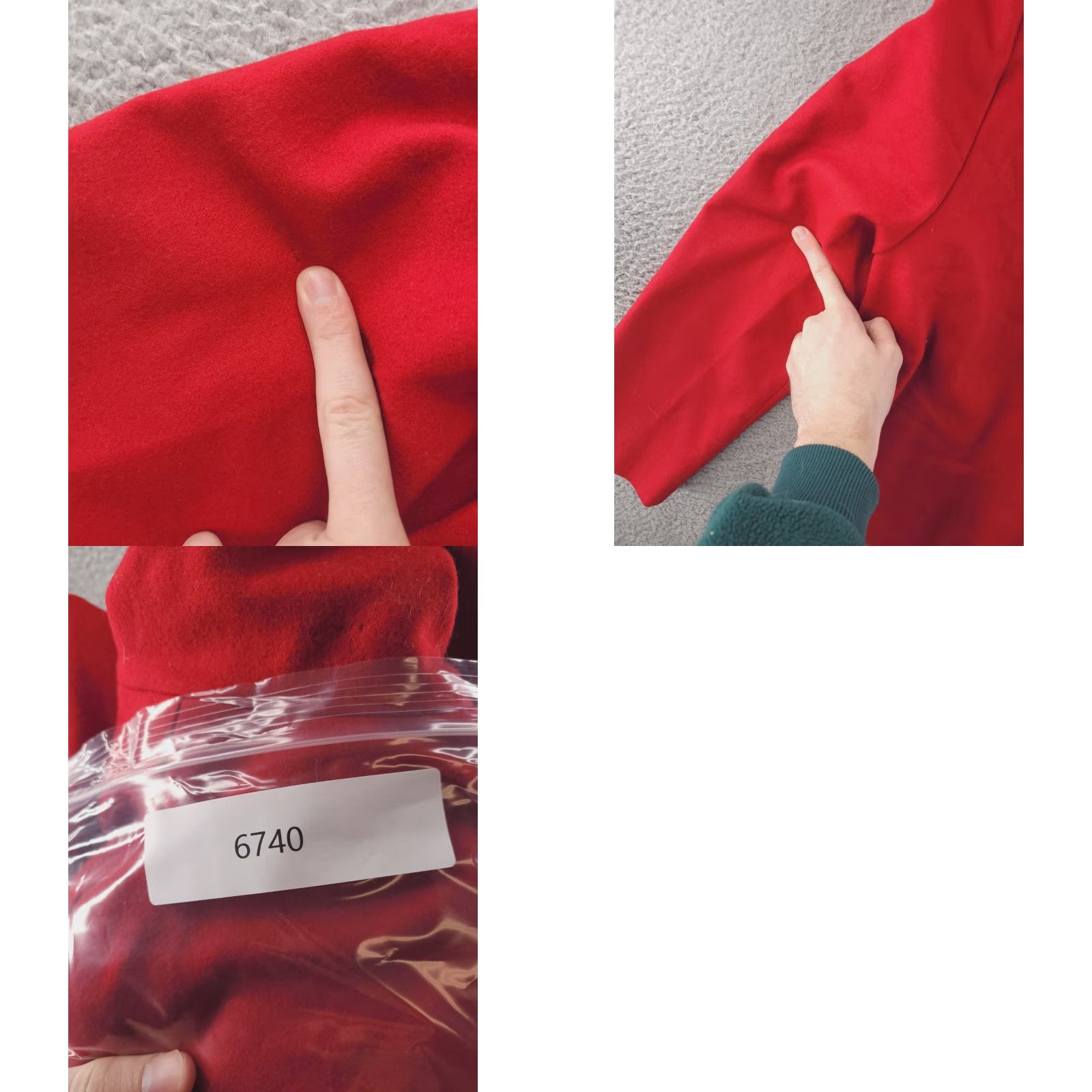 Pendleton Pendleton Coat Womens 12 Red Wool Long Double Breasted Made in USA Size XL / US 12-14 / IT 48-50 - 9 Thumbnail