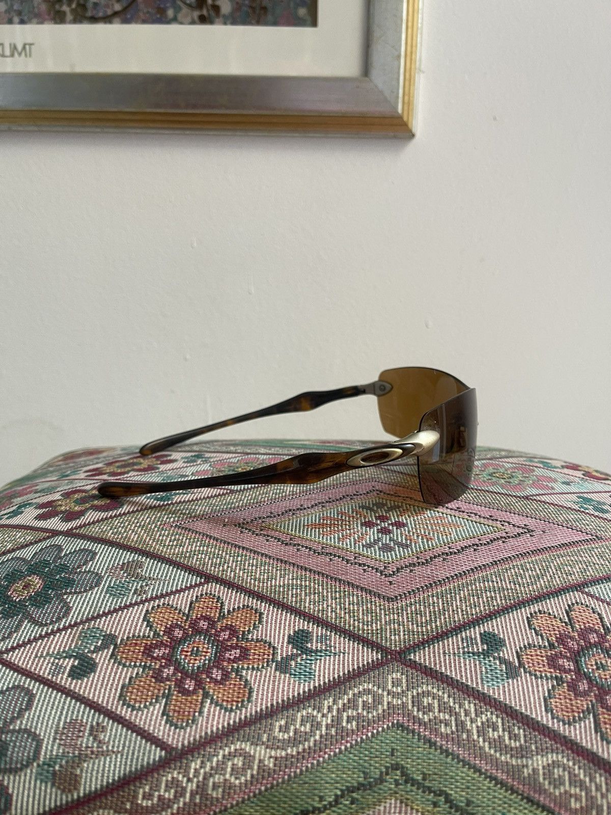 Oakley Vintage Oakley Dartboard Rimless Shield Sunglasses 2000 y2k Size ONE SIZE - 4 Thumbnail