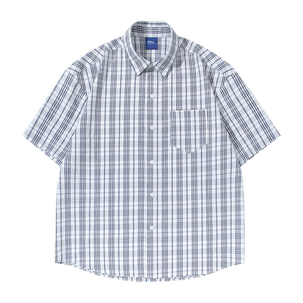 Japanese Brand Japanese retro loose plaid casual collared shirt Size US M / EU 48-50 / 2 - 1 Thumbnail