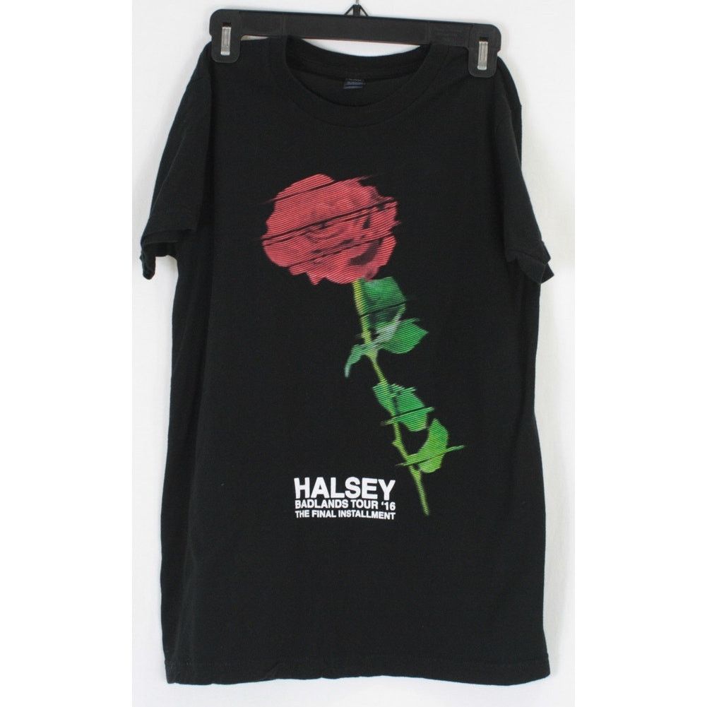 Band Tees × Tultex Halsey Badlands Tour 2016 Shirt Black Concert Merch Tee Size US S / EU 44-46 / 1 - 1 Thumbnail