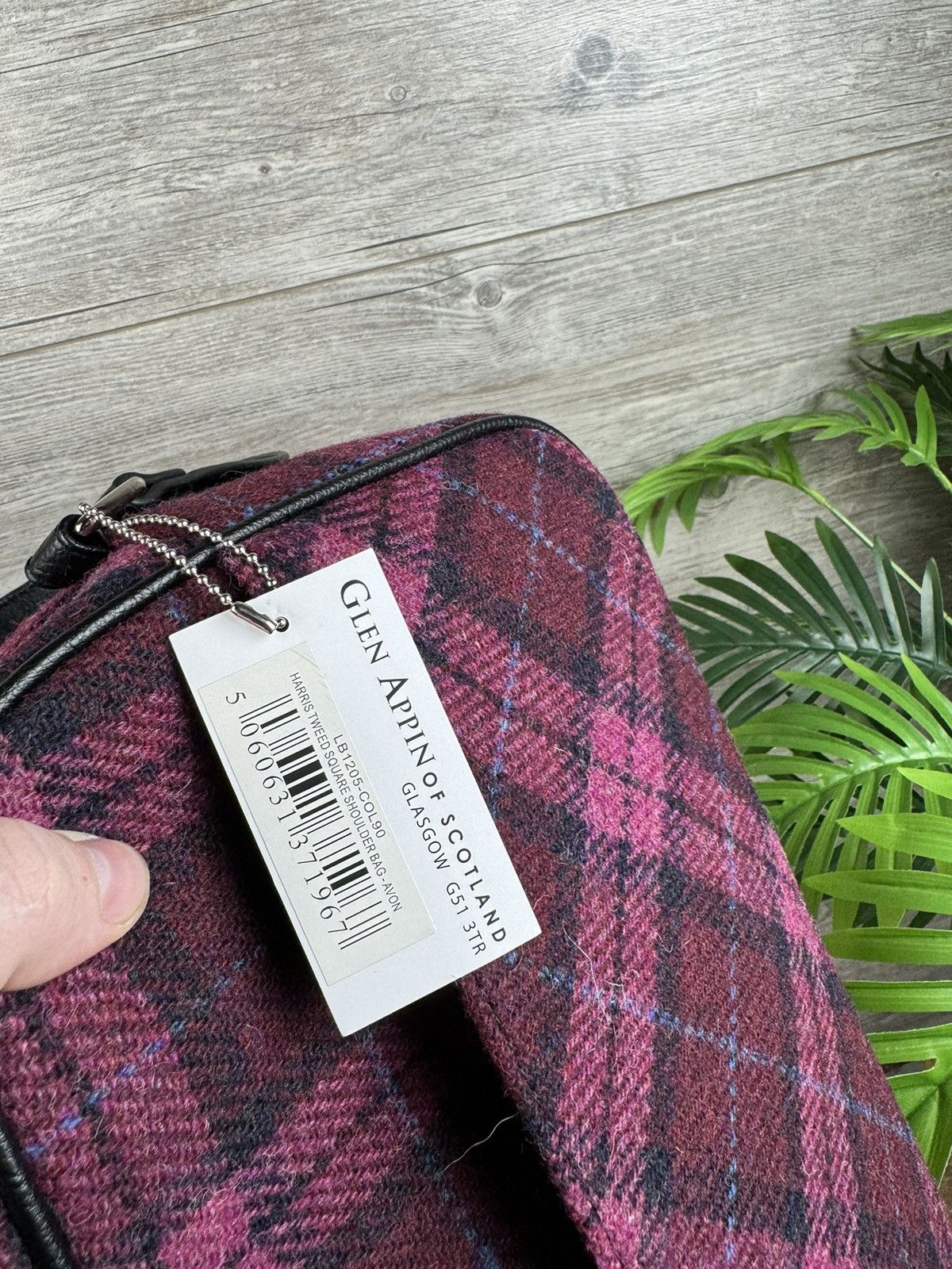 Designer × Harris Tweed Messenger over the shoulder Harris Tweed Glen Appin Size ONE SIZE - 11 Thumbnail
