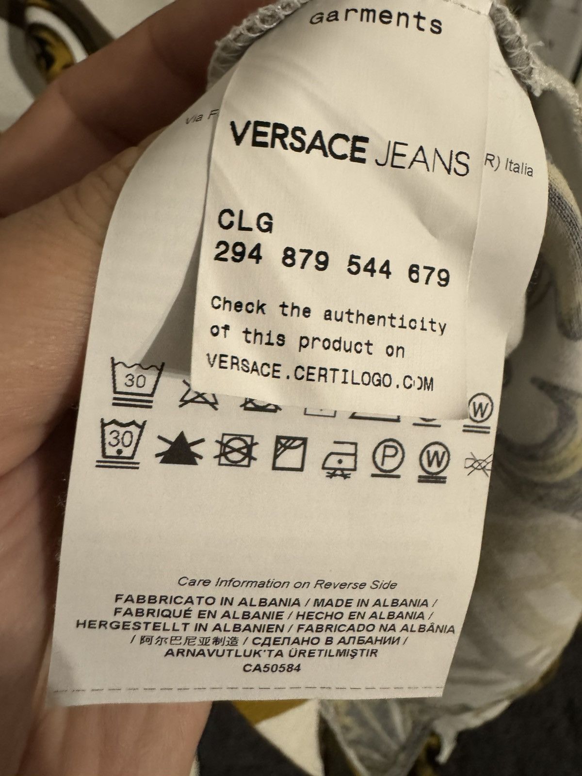 Versace Versace longsleeve Size L / US 10 / IT 46 - 2 Thumbnail
