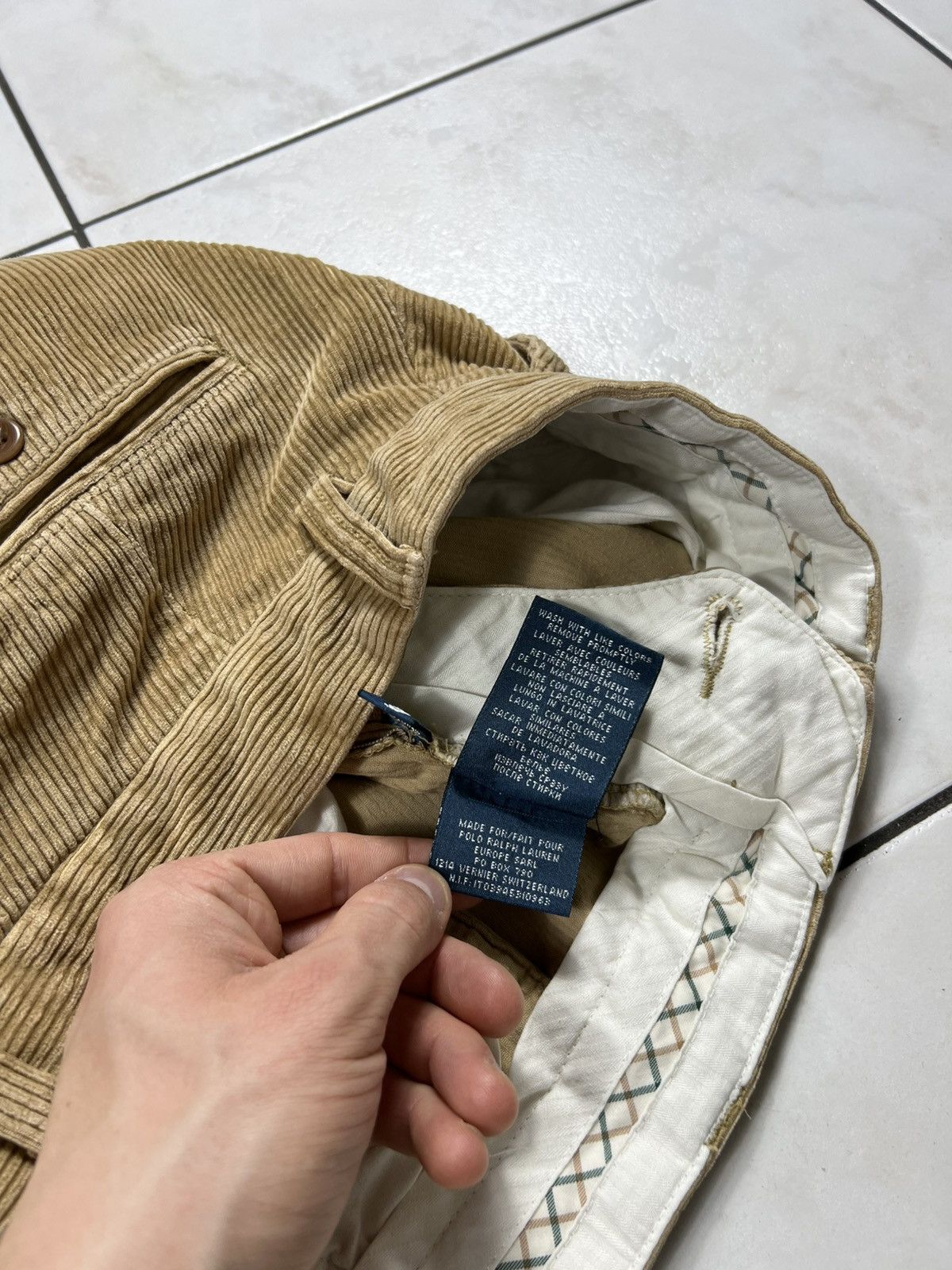 Polo Ralph Lauren Vintage 90s Polo by Ralph Lauren corduroy pants old money Size US 32 / EU 48 - 19 Thumbnail