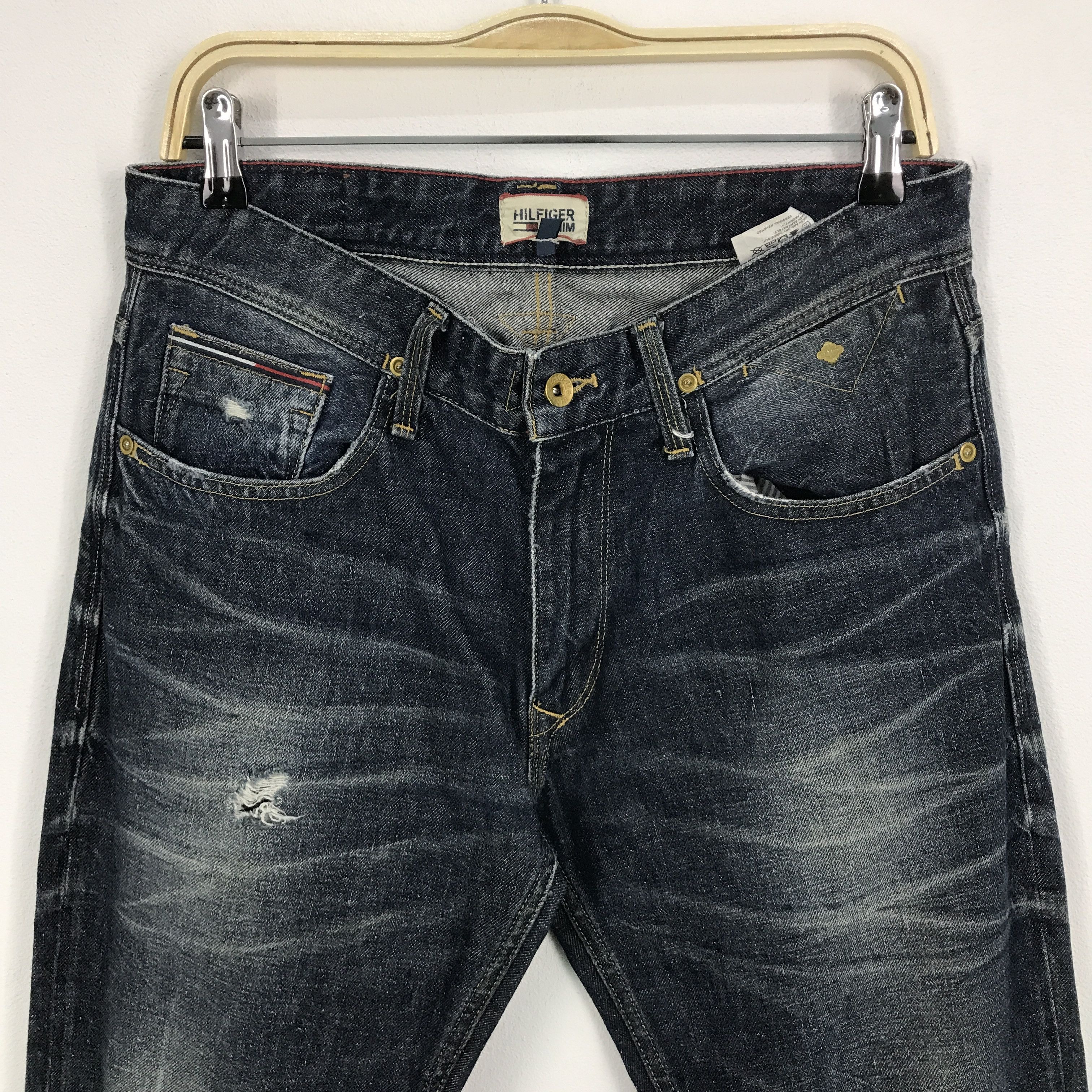 Tommy Hilfiger Denim tommy hilfiger distressed jean pants Size US 32 / EU 48 - 2 Thumbnail