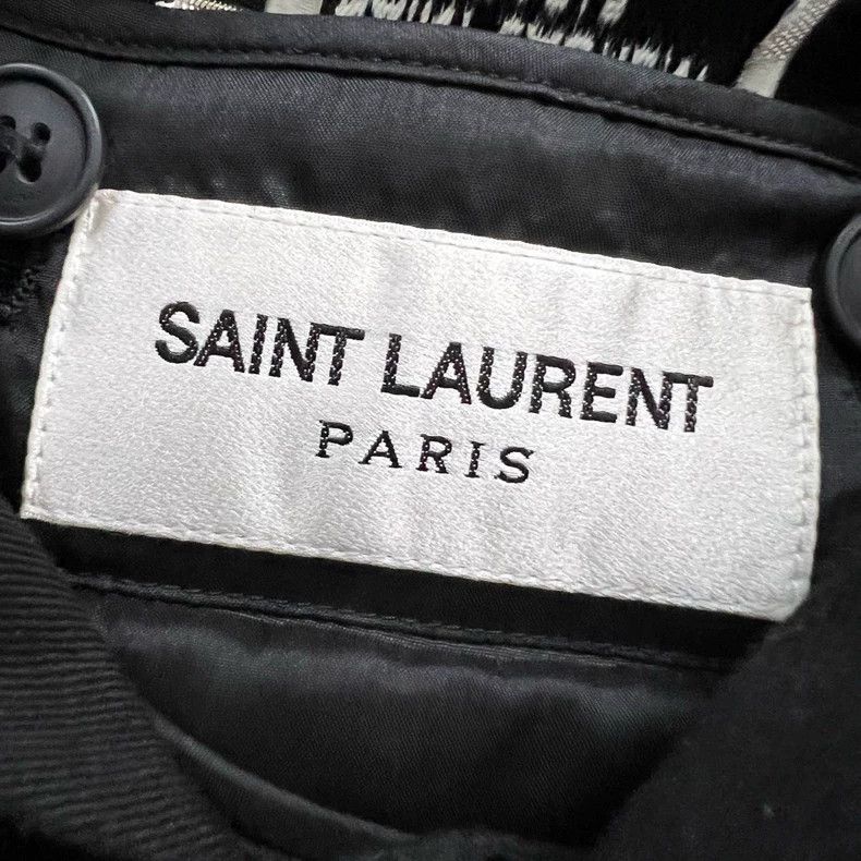 Yves Saint Laurent saint Laurent Black Double Chain Hooded Windbreaker 2501-Ne Size US S / EU 44-46 / 1 - 4 Thumbnail