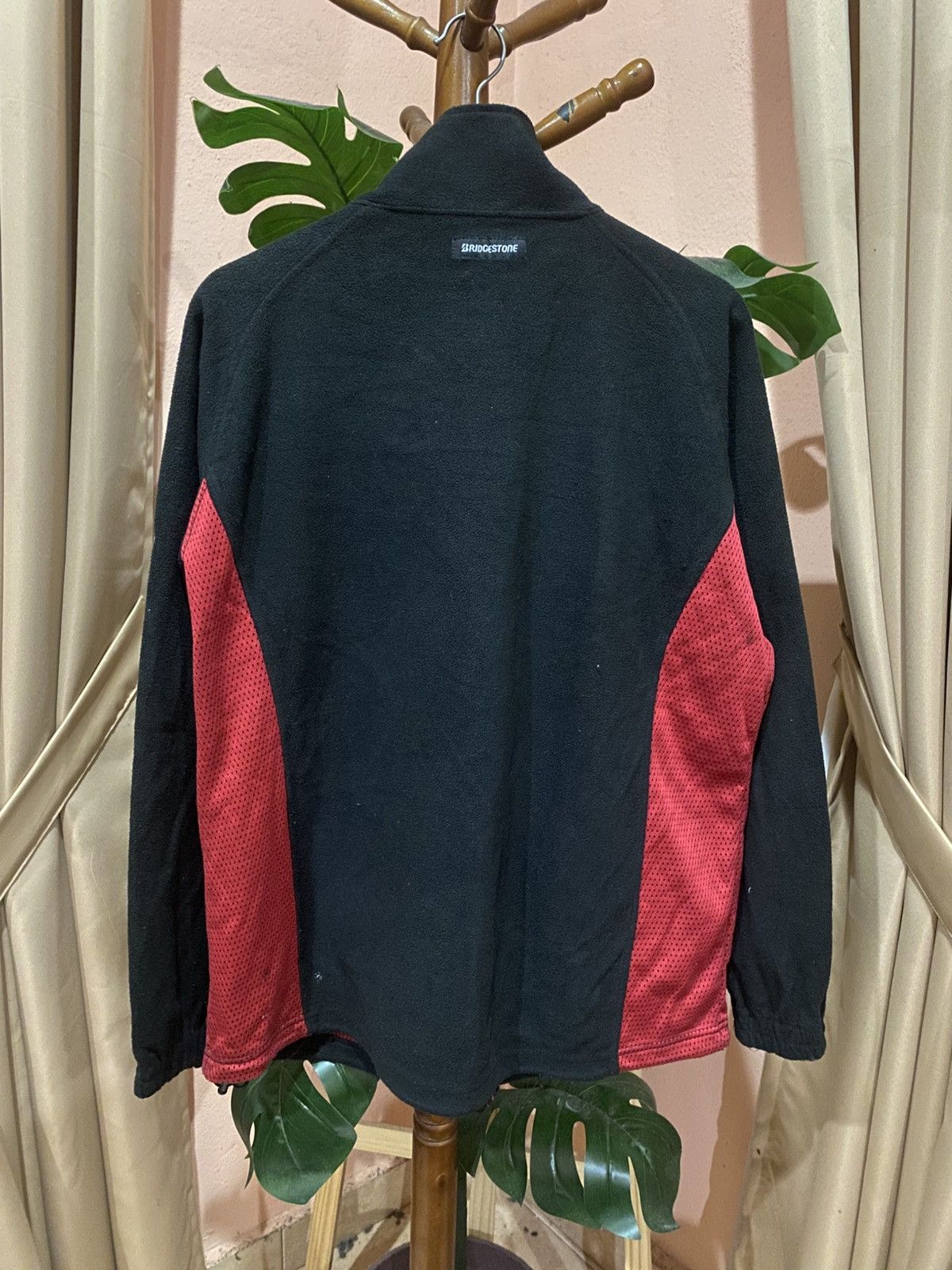 Vintage Bridgestone Blizzak VRX Fleece Jacket – Black & Red Racing Size US L / EU 52-54 / 3 - 5 Thumbnail