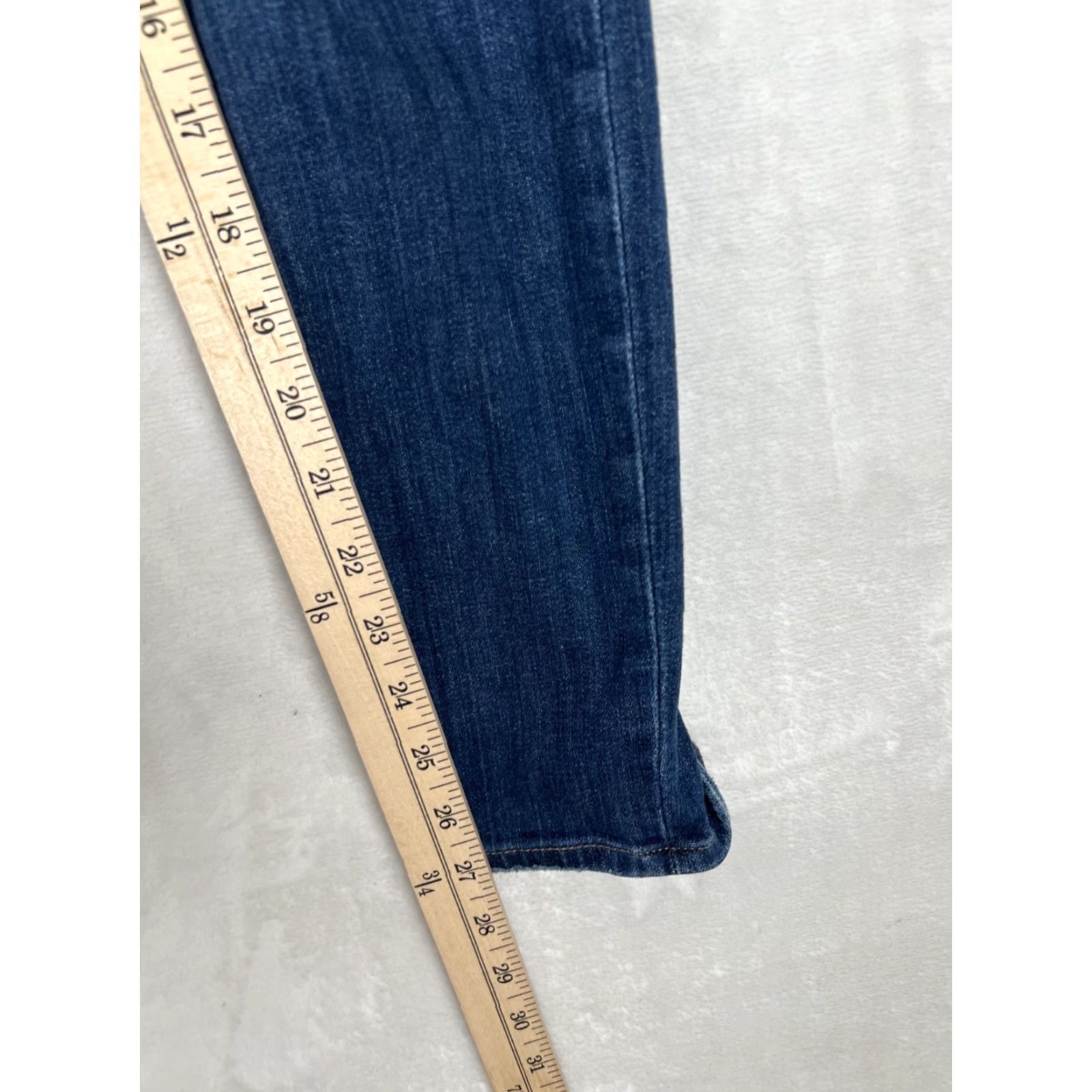 Vintage Joe's Jeans Women's Jeans 28 Denim High Rise Skinny Ankle Dark Wash Distressed Blue Regular 27in Inseam Womens Jeans Size 28" / US 6 / IT 42 - 2 Thumbnail