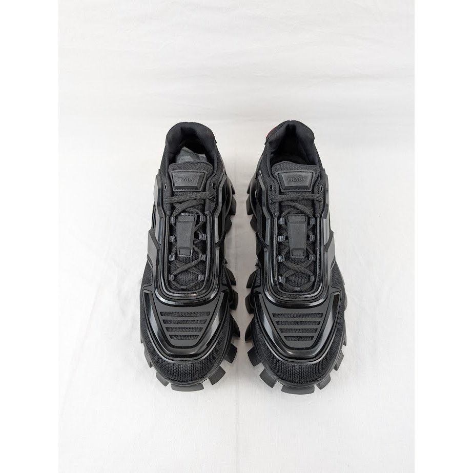 Prada o1rshd1 Rubber Knit Sneakers in Nero 9.5 US Size US 9.5 / EU 42-43 - 16 Thumbnail
