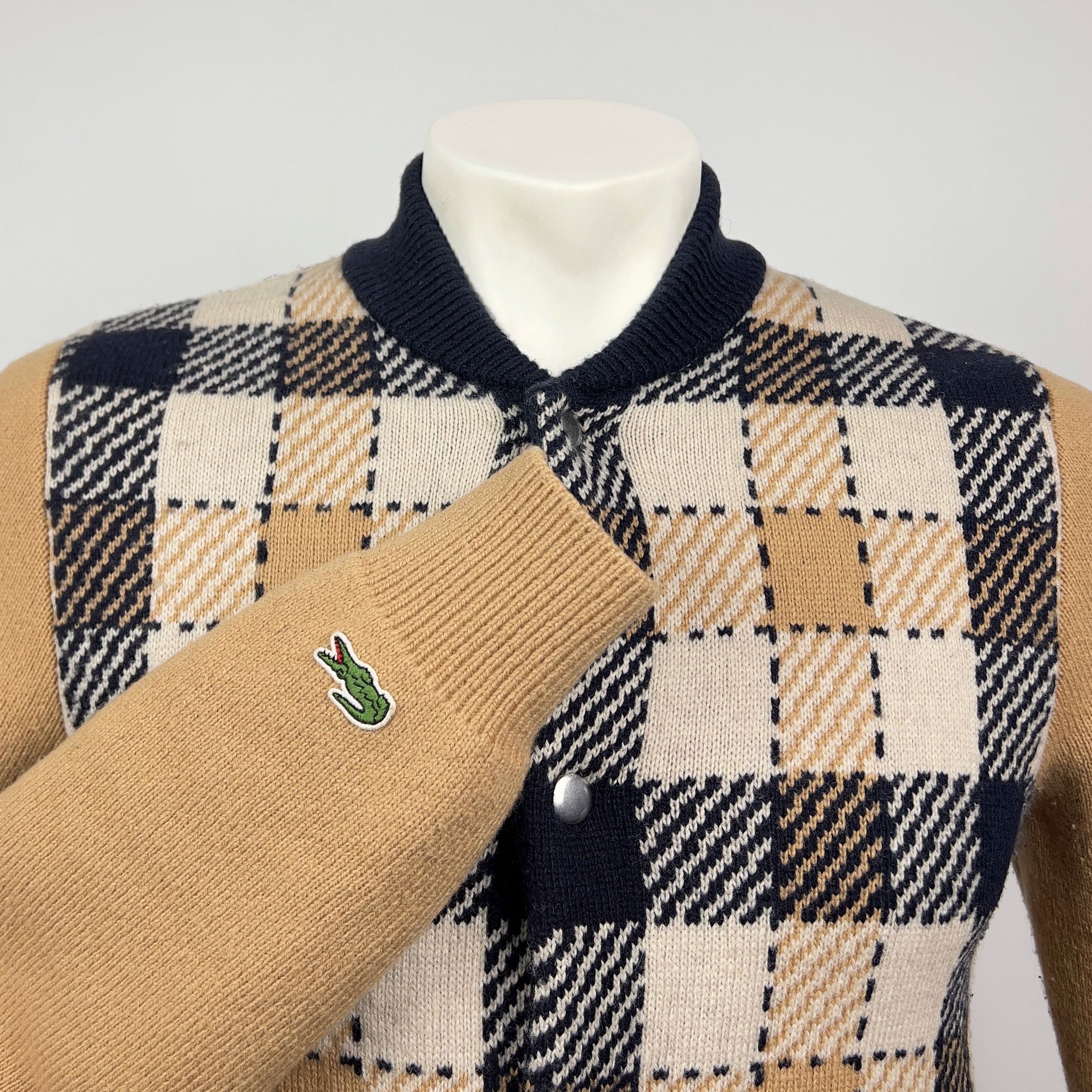 Lacoste Lacoste Live The Gentlemen Style Jacket Wool Cardigan Jamper Size US S / EU 44-46 / 1 - 5 Thumbnail