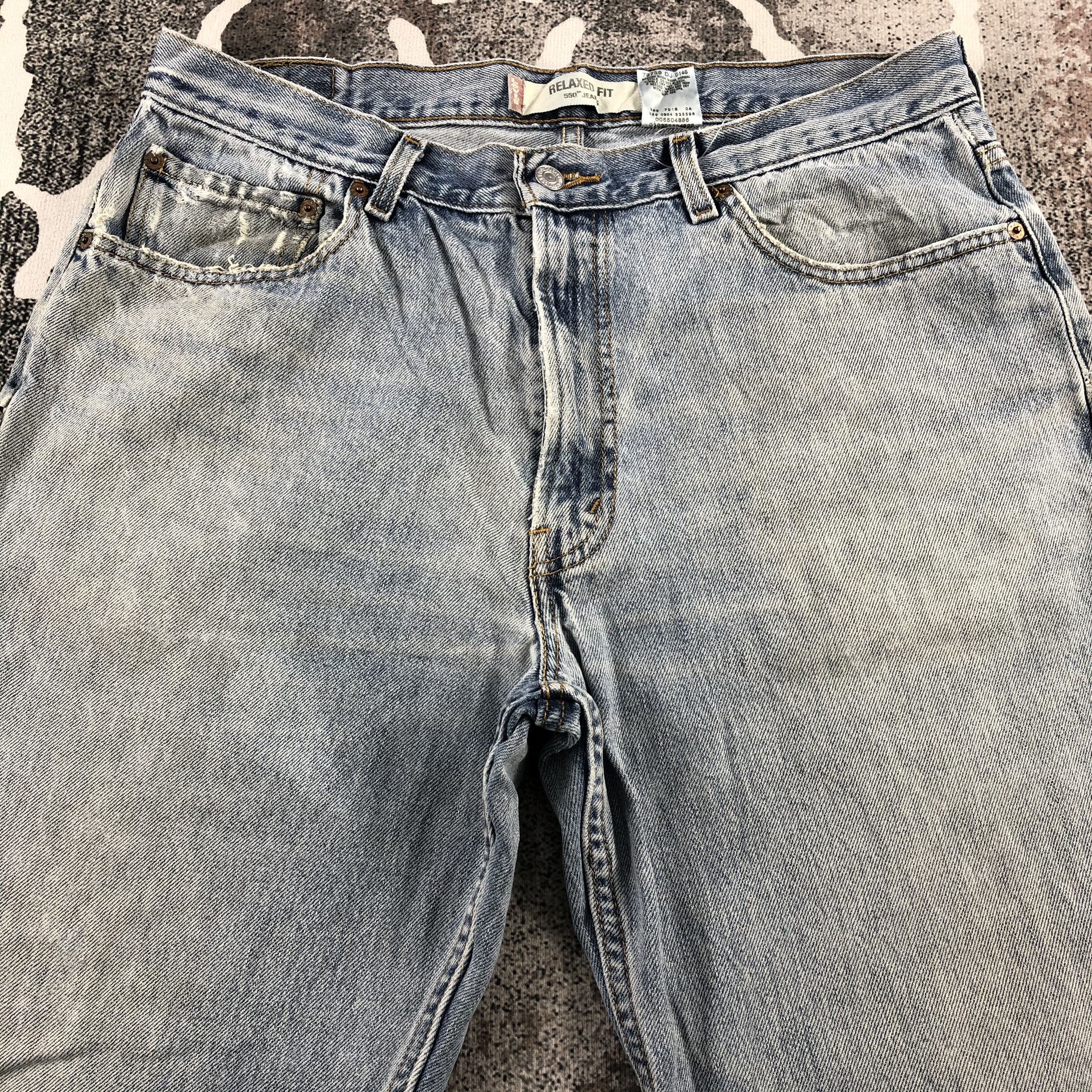 Levi's Vintage Levi's 550 Jeans Medium Wash Denim KJ992 Size US 36 / EU 52 - 3 Thumbnail