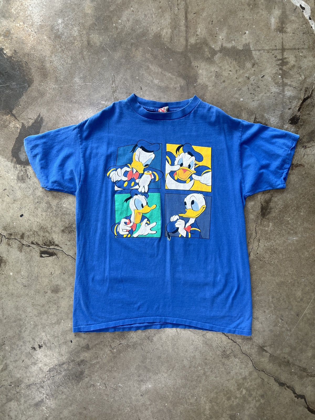 Disney Vintage Disney Donald Duck Emotions Single Stitch Tee Large Size US L / EU 52-54 / 3 - 2 Thumbnail