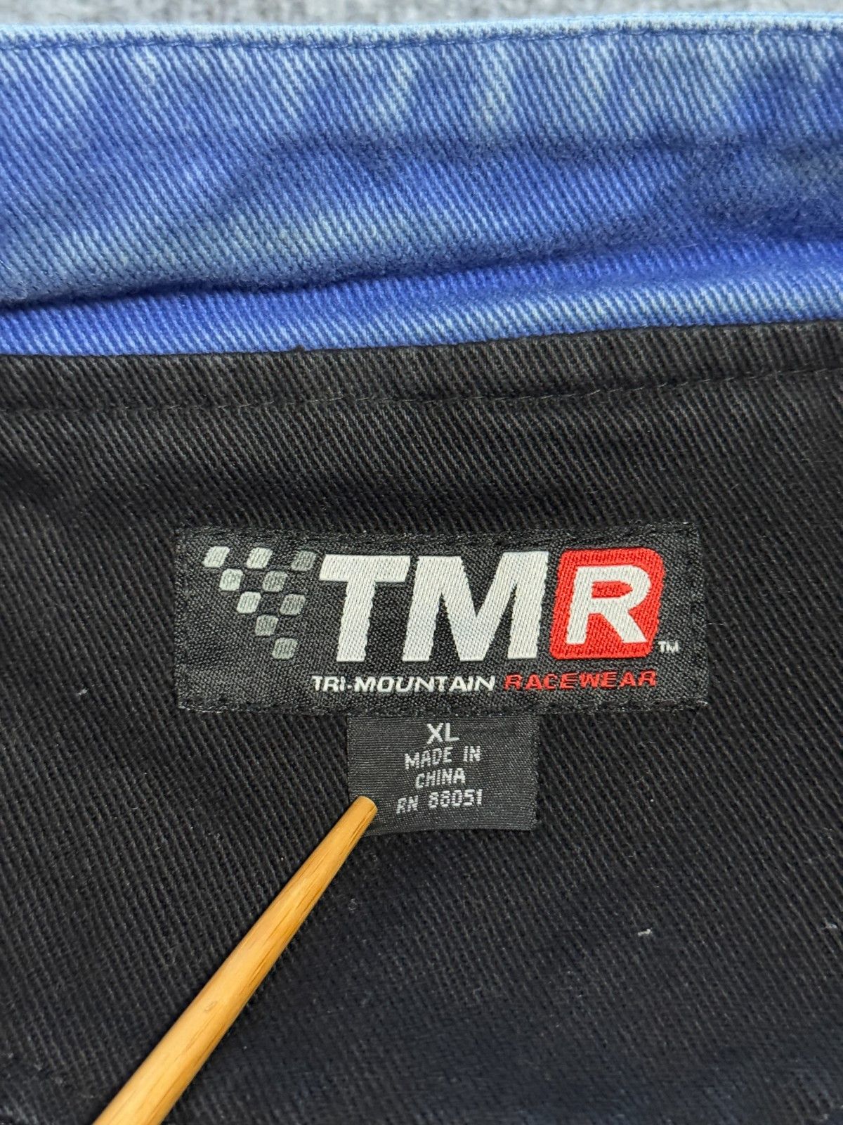 Vintage Heavyweight Racing Denim Bomber Embroidered Moto Zip XL Size US XL / EU 56 / 4 - 4 Thumbnail
