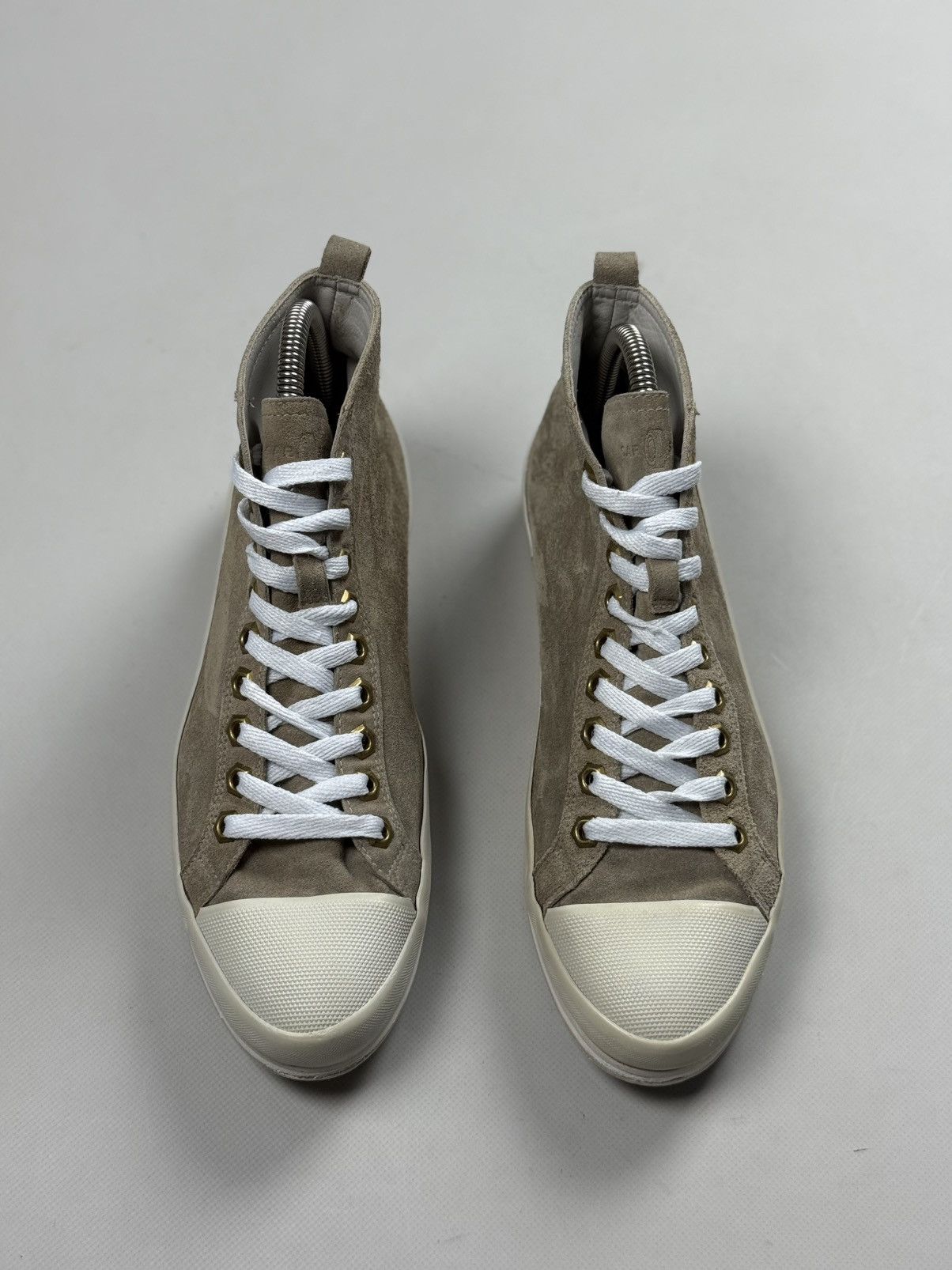 Car Shoe Car Shoe By Prada High Top Suede Lace Up Sneakers Shoes Size US 9 / IT 39 - 8 Thumbnail