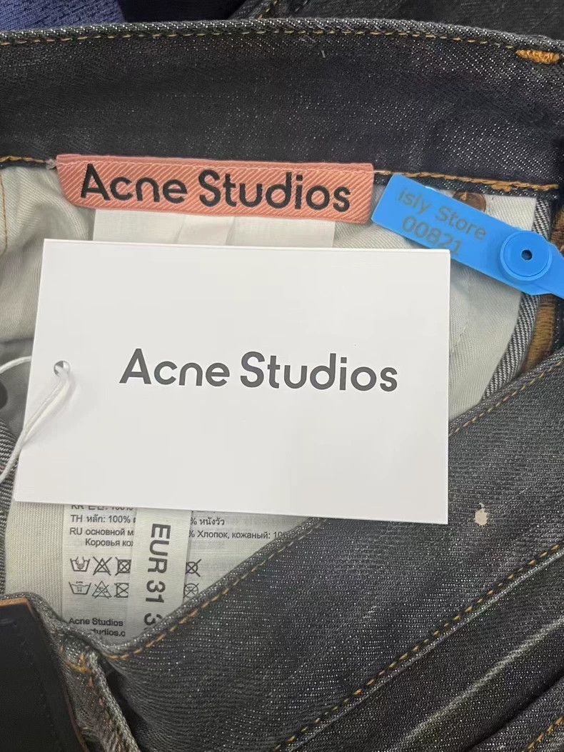Acne Studios Acne Studios Black distressed ink-wash jeans Size US 30 / EU 46 - 4 Thumbnail