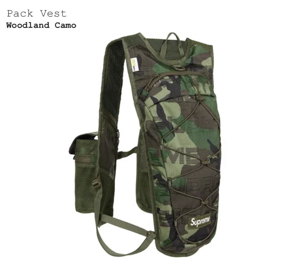 Supreme Supreme x Cordura Woodland Camo Pack Vest Size US M / EU 48-50 / 2 - 3 Thumbnail
