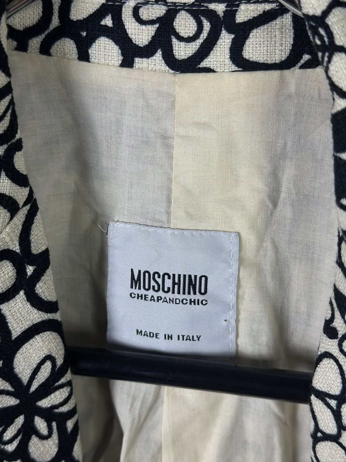Moschino Cheap Chic Floral Button Blazer Jacket Size 42