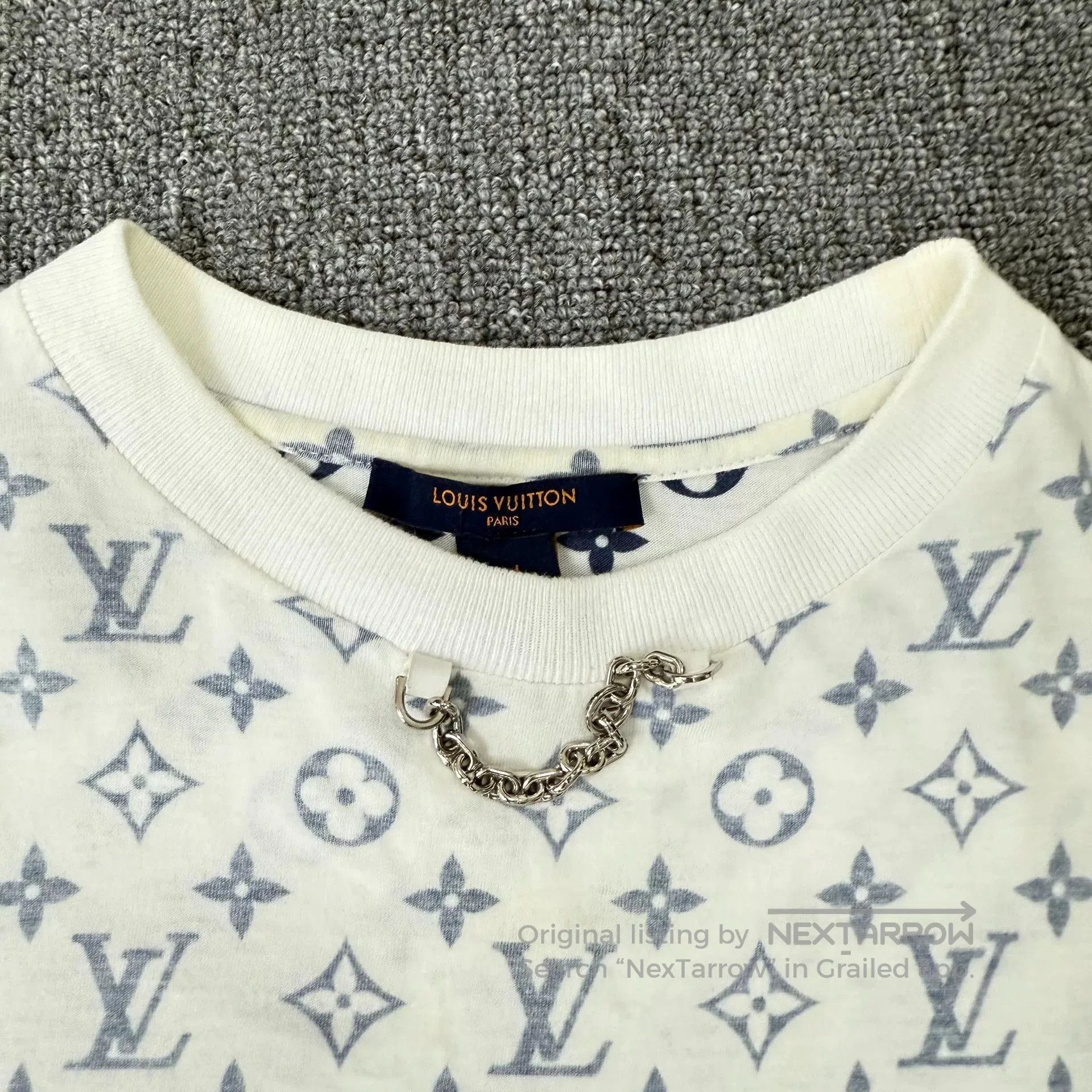 Louis Vuitton LV Monogram Print Short Sleeve Top. Size US M / EU 48-50 / 2 - 2 Thumbnail