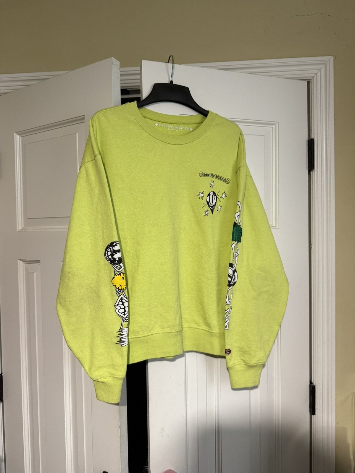 Chrome Hearts Chrome Hears Green Matty Boy “Chain Games” Crewneck Size US L / EU 52-54 / 3 - 1 Thumbnail