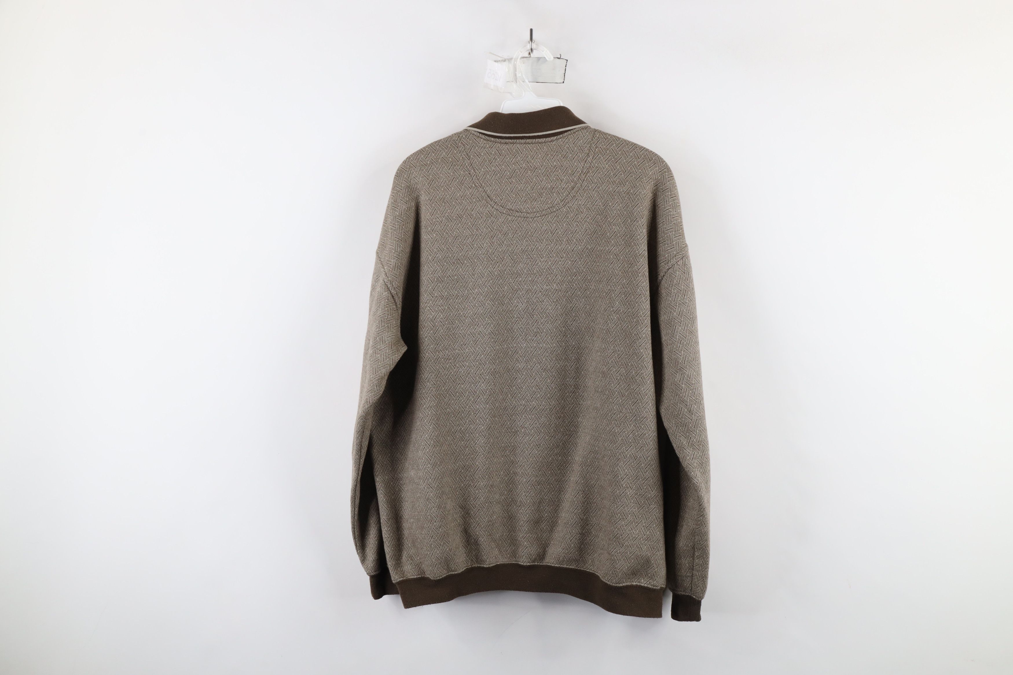 Vintage Vintage 90s Streetwear Geometric Pullover Sweatshirt Size US M / EU 48-50 / 2 - 8 Thumbnail