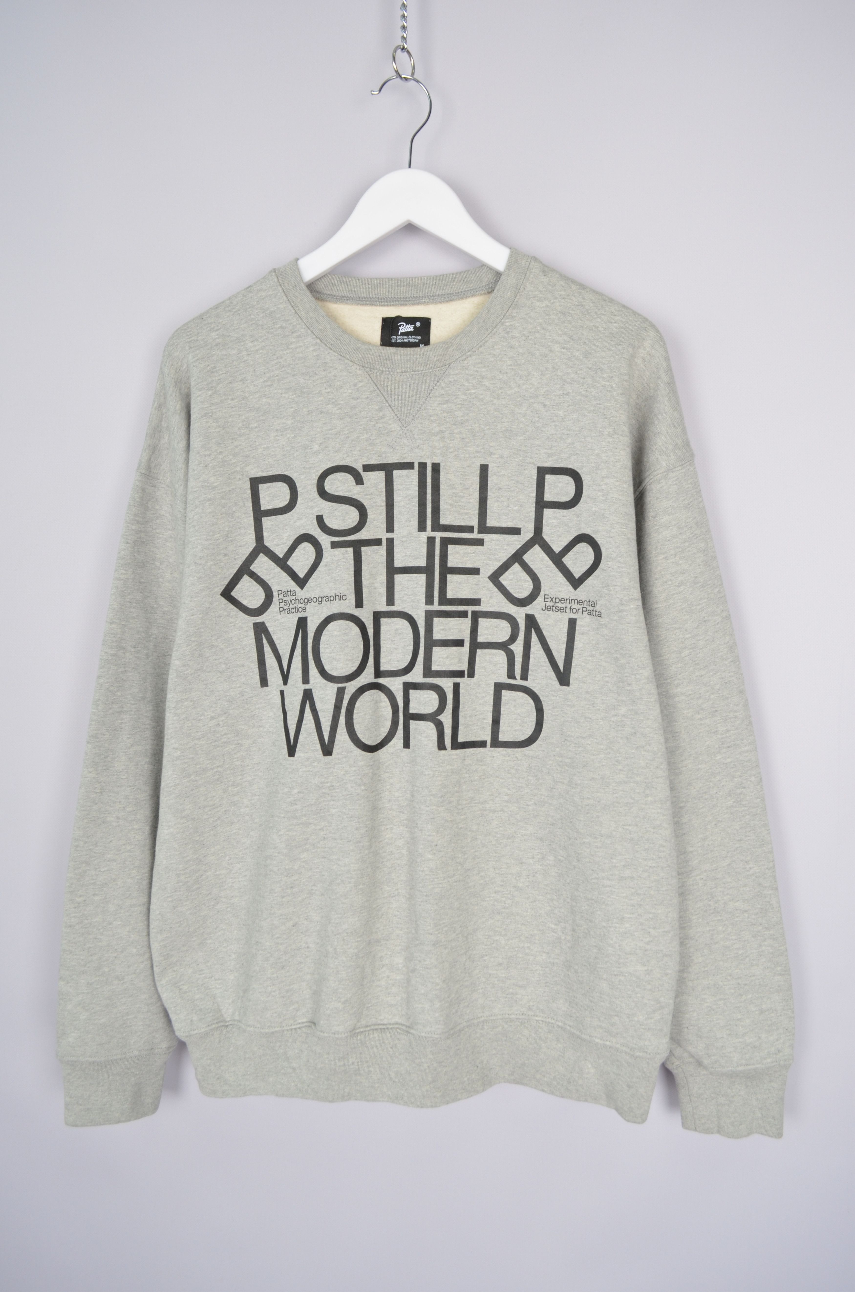 Designer × Patta Patta x Experimental Jetset Crewneck Sweatshirt Grey Size M Size US M / EU 48-50 / 2 - 1 Thumbnail