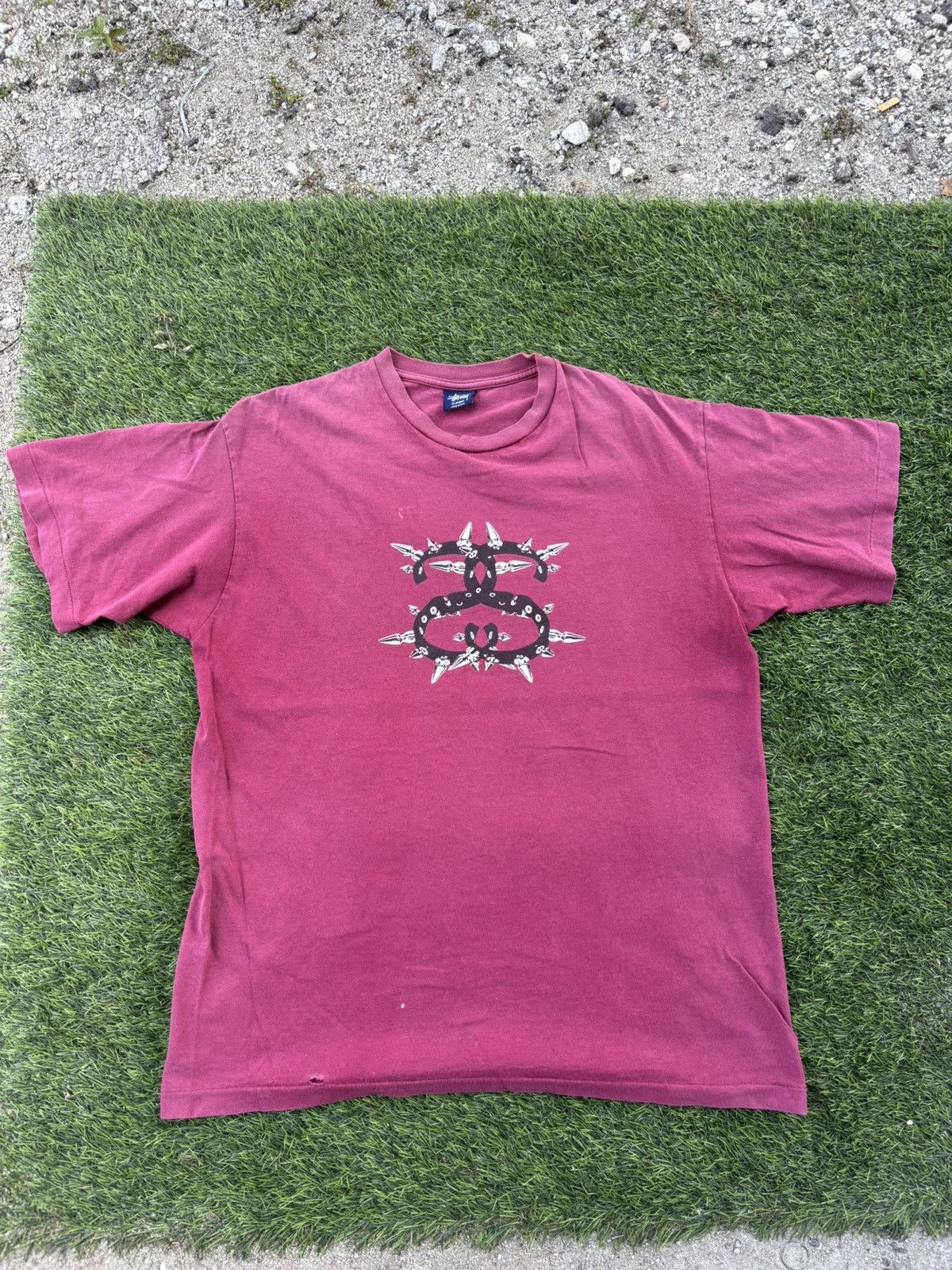Stussy Vintage Stussy Stud Tshirt Size US L / EU 52-54 / 3 - 1 Thumbnail