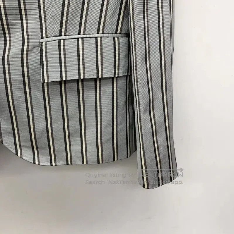 Thom Browne Thom Browne Striped Cotton Women's Jacket . Size L / US 10 / IT 46 - 4 Thumbnail