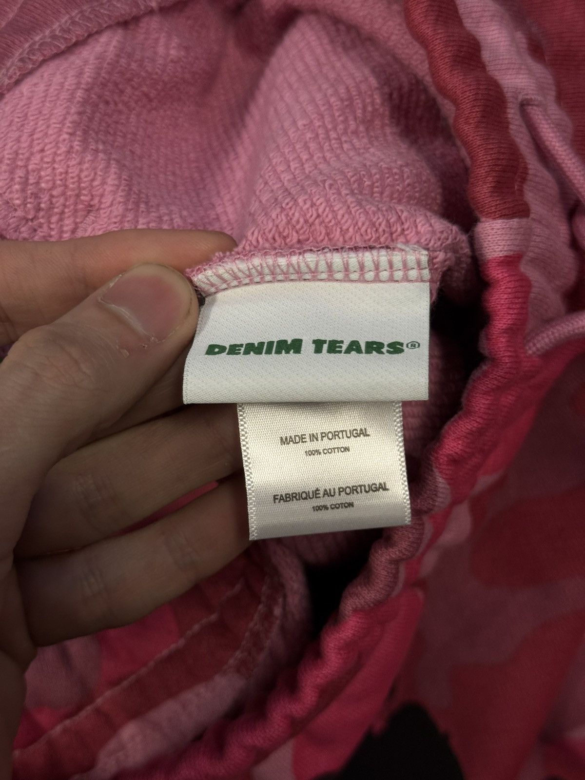 DENIM TEARS Denim Tears Cotton Wreath Pink Camo Sweatpants XXL (NEW) Size US 36 / EU 52 - 11 Thumbnail