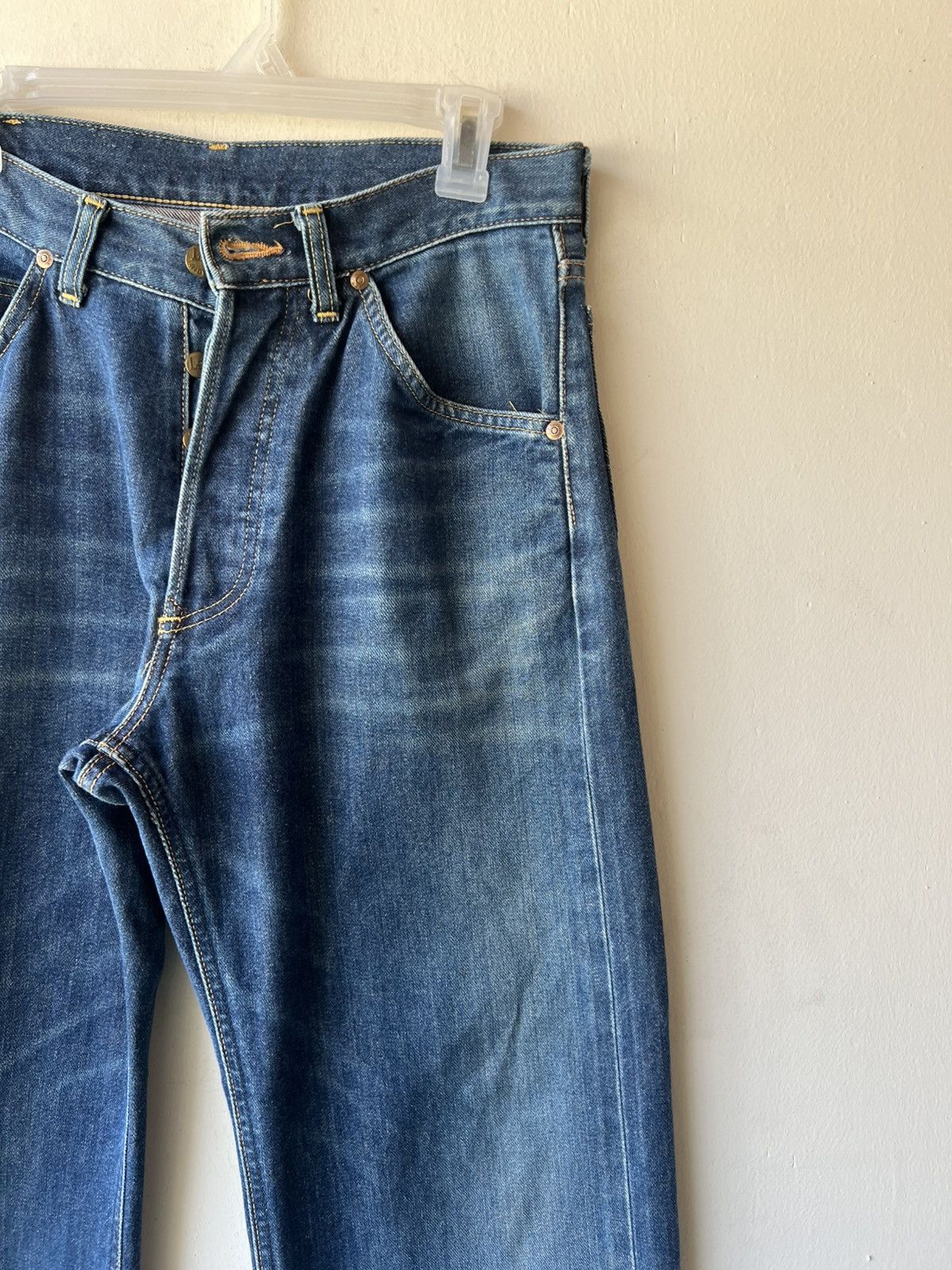 Lee Vintage 90s Lee Riders Sanforized Denim Selvedge Jeans Size US 31 - 13 Thumbnail