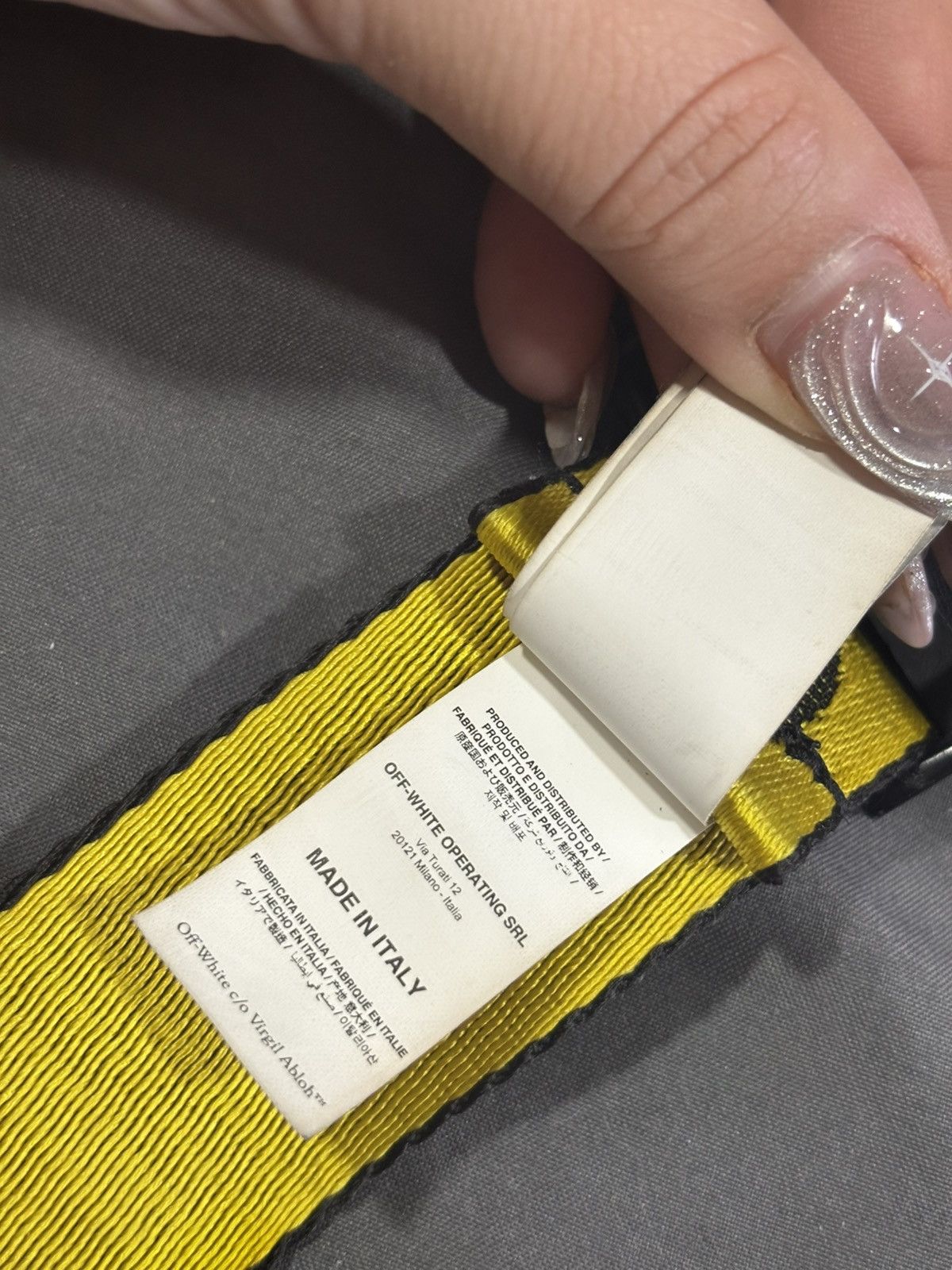 Off-White Off white industrial belt Size ONE SIZE - 7 Thumbnail