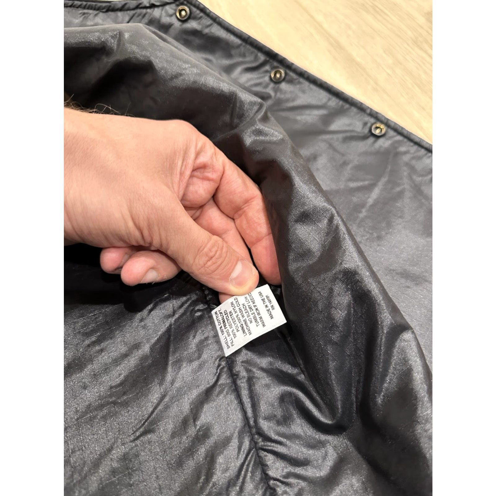 Topo Designs Topo Designs Vest Men XL Black Duck Canvas Primaloft Outdoors USA Made NWT Rare Size US XL / EU 56 / 4 - 6 Thumbnail