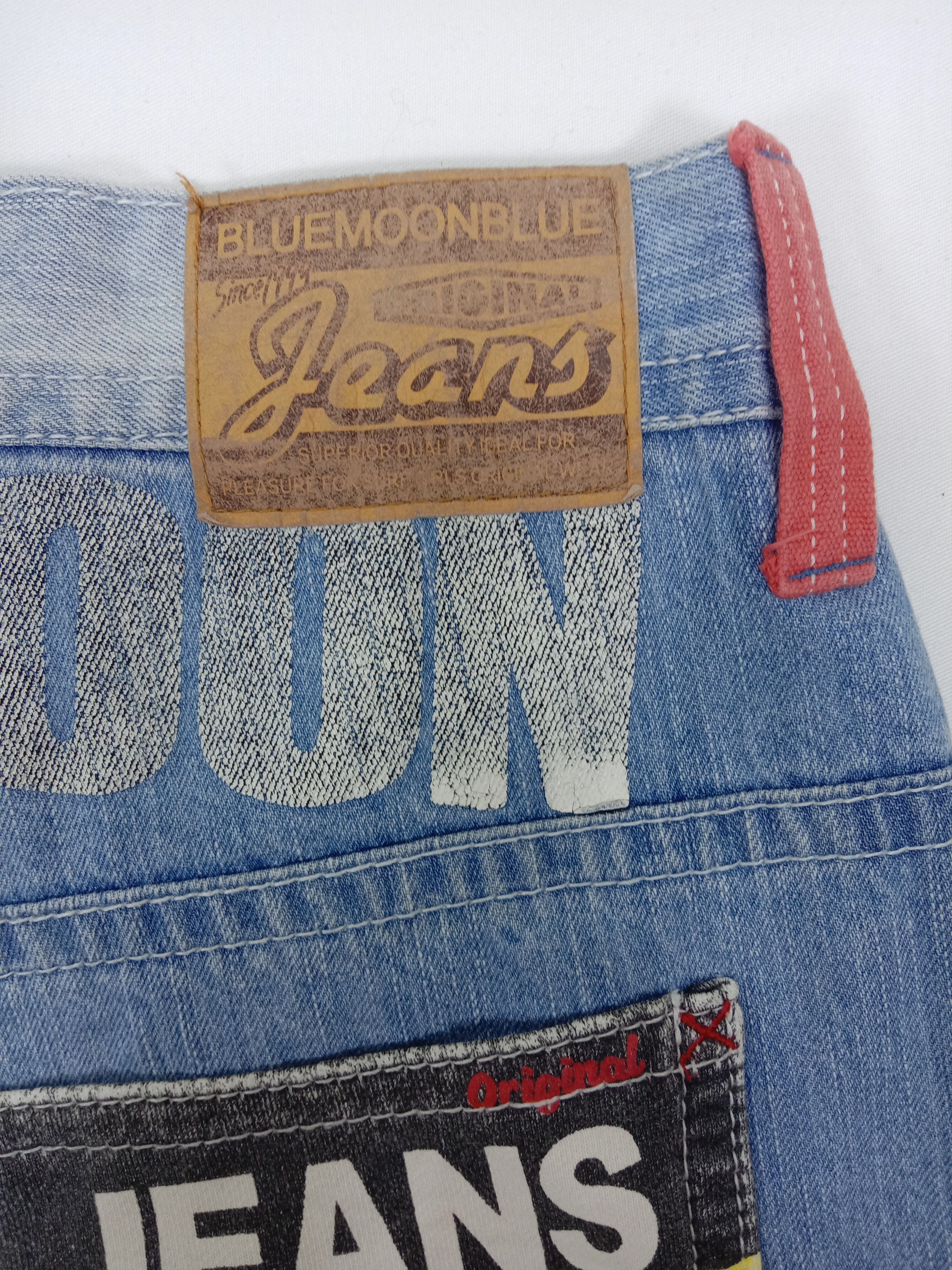 Japanese Brand Vintage Blue Moon Blue Surf Style Jeans Size US 31 - 16 Thumbnail