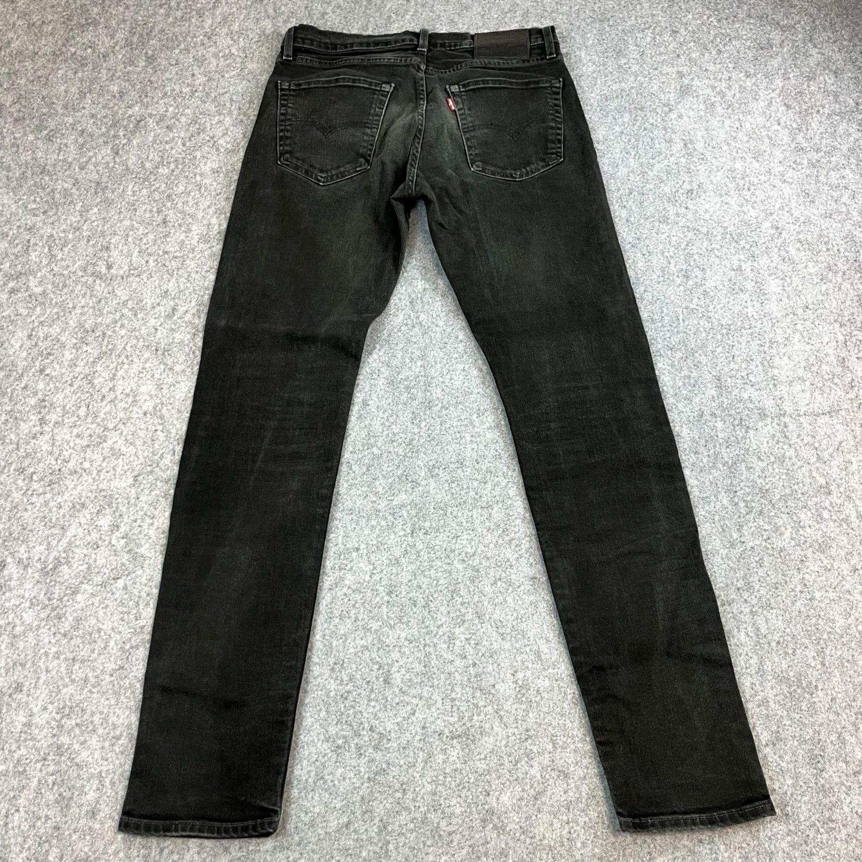Levi's Levi's 512 Jeans Slim Skinny 30 32 Dark Black Denim Zip Pocket Mens Regular 5-Pocket Design Vintage No Size US 30 / EU 46 - 2 Thumbnail