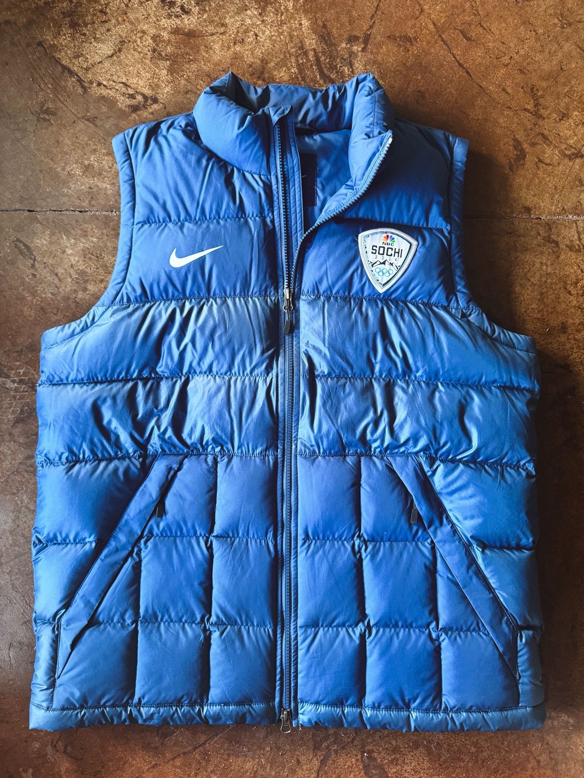 Nike Rare Nike x NBC Sochi 2014 Olympics Puffer Vest Size US L / EU 52-54 / 3 - 1 Thumbnail