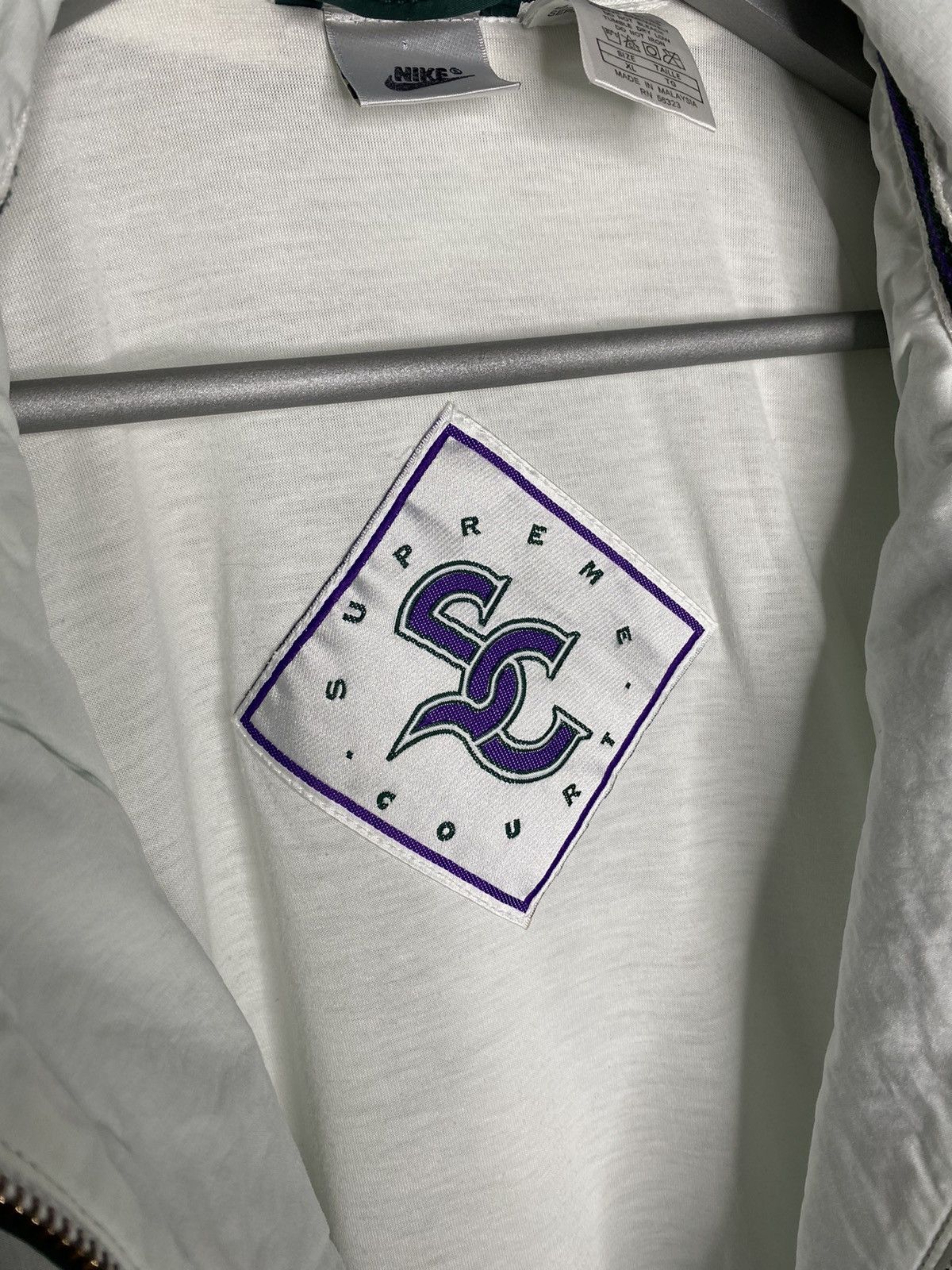 Vintage Rare Vintage 80s Nike Supreme Court Jacket Y2K Hype Size US XL / EU 56 / 4 - 9 Thumbnail