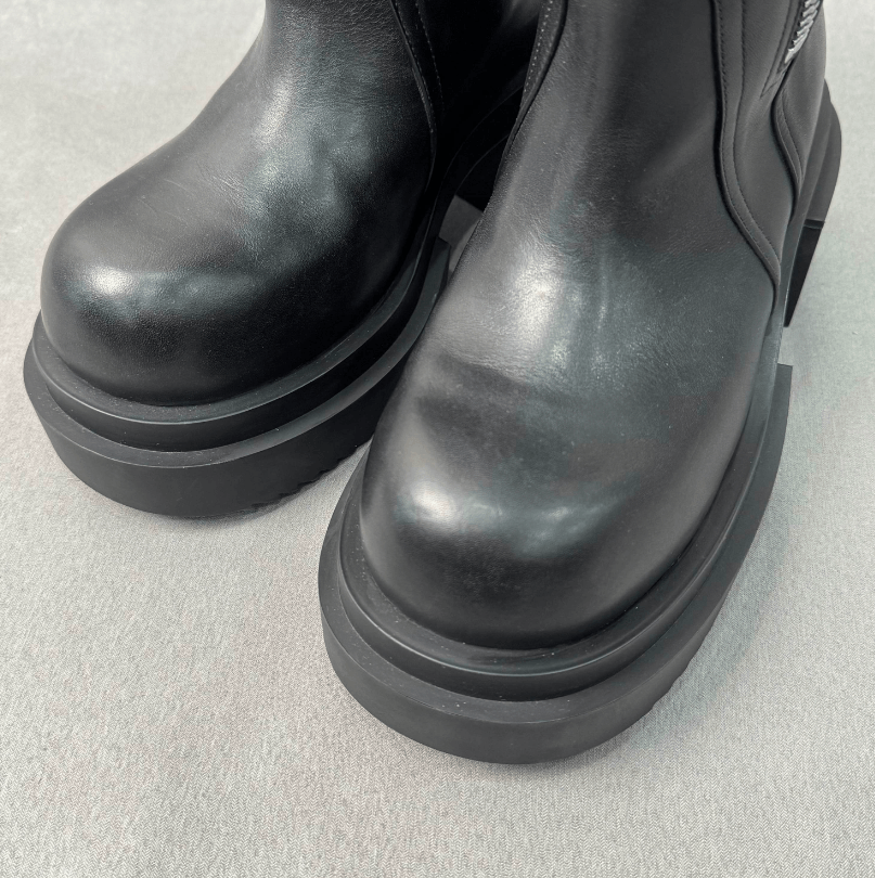 Rick Owens Rick Owens Black Platform Knee-High Boots Size US 6 / IT 36 - 5 Thumbnail