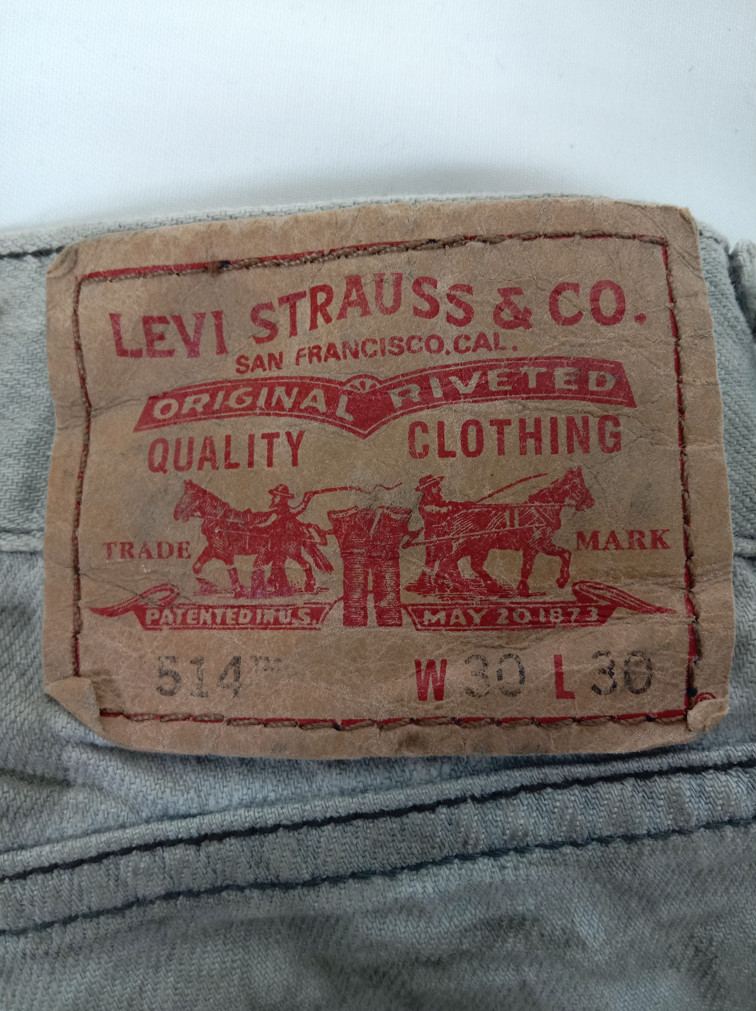 Levi's Vintage Levi’s 514 Jeans Slim Straight Distressed Denim Size US 30 / EU 46 - 15 Thumbnail