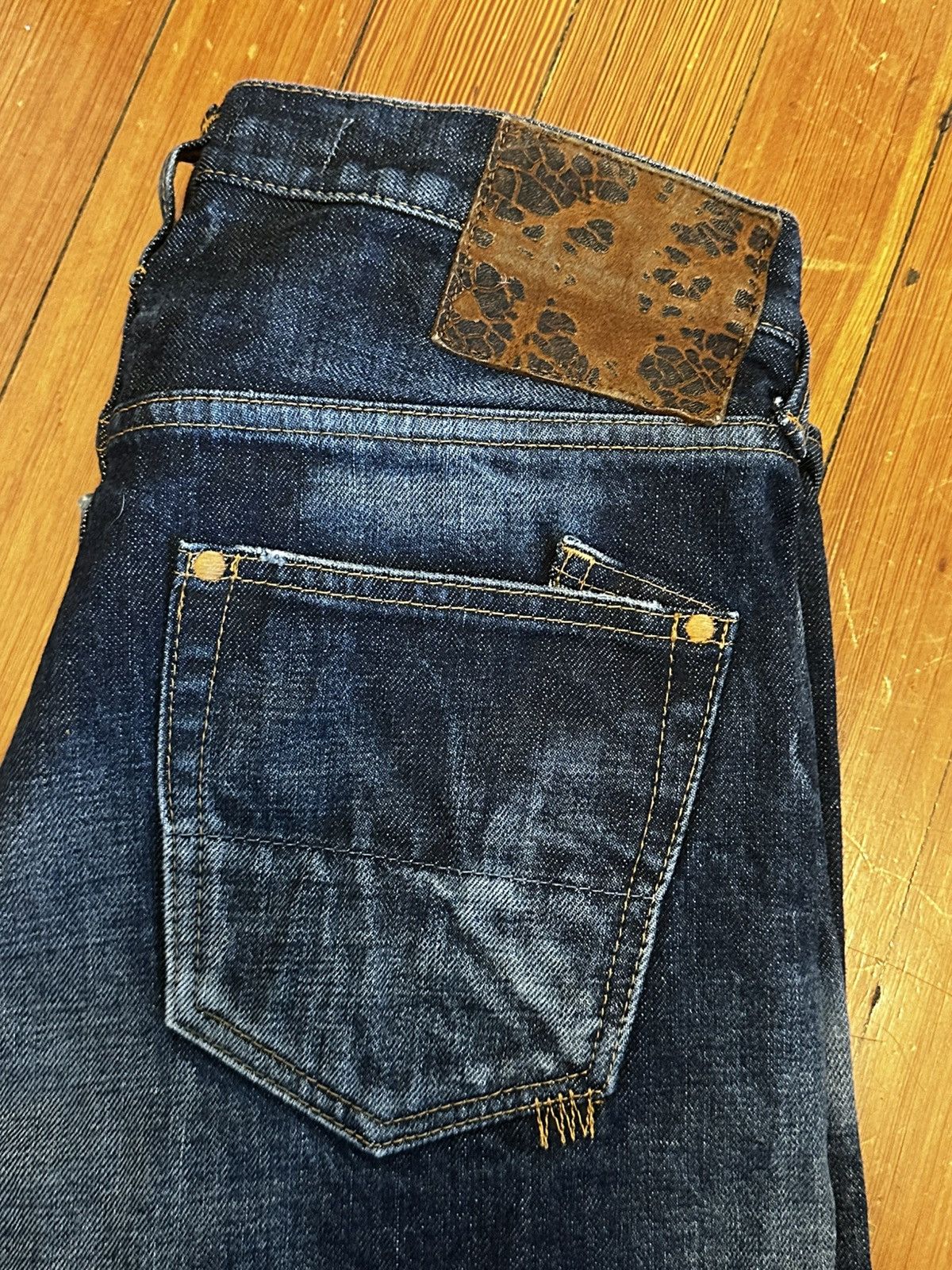 Prps PRPS NOIR Japanese Redlined Selvedge Denim Jeans Wabash RARE Size US 29 - 11 Thumbnail