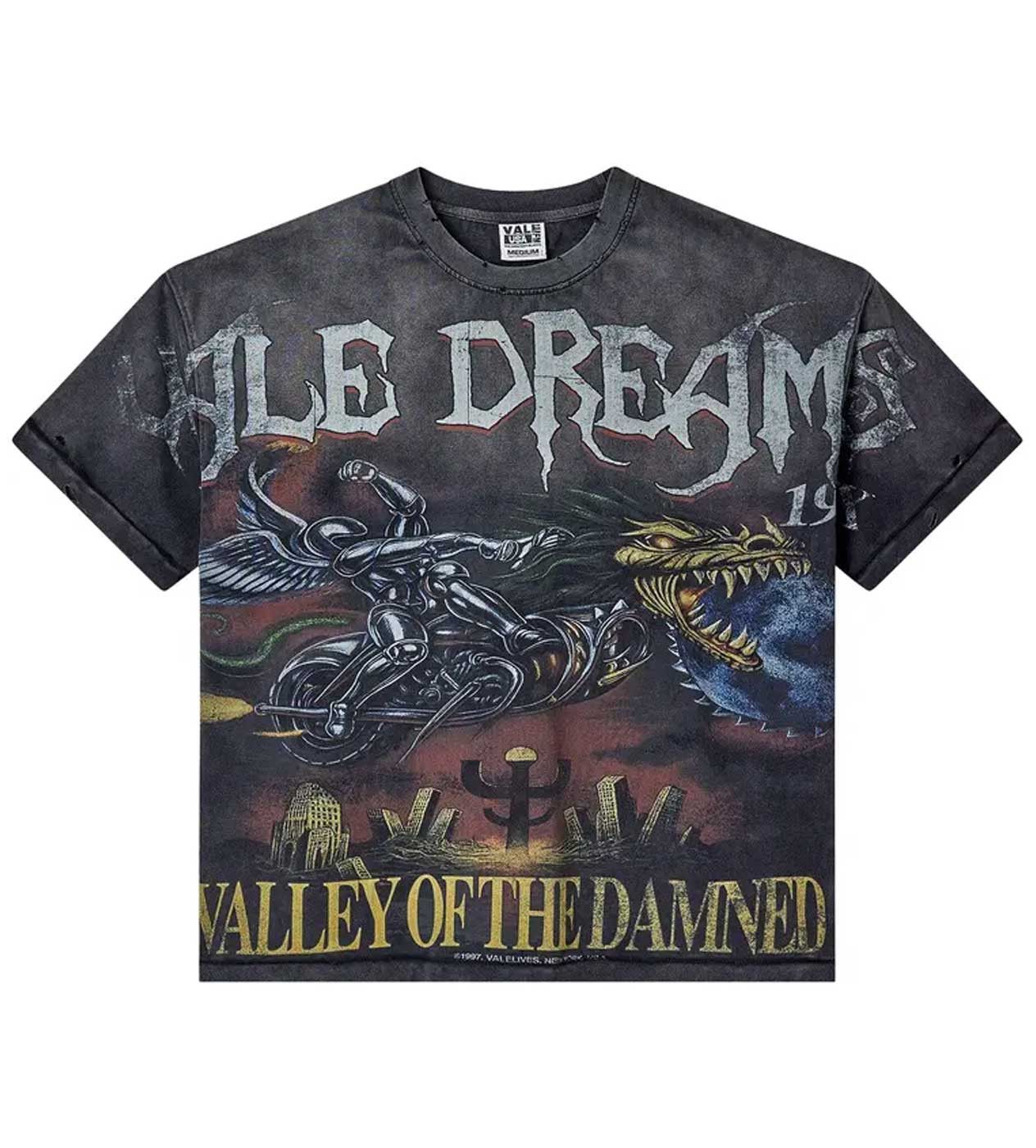 Forever Ride the Dragon Tee Black