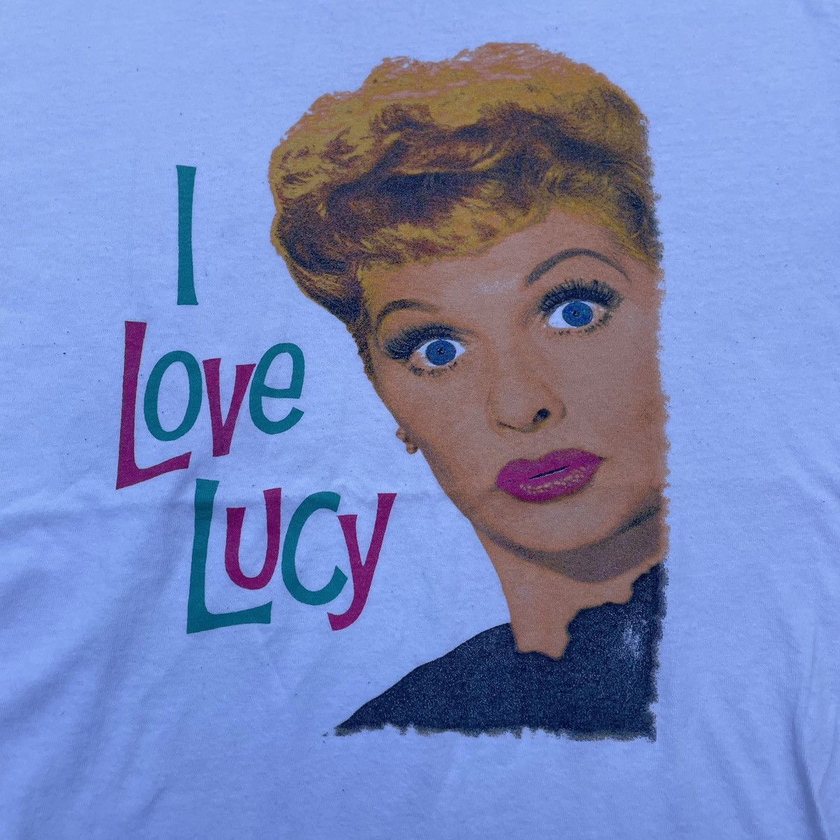 Vintage 🔥Rare🔥Famous I Love Lucy American Sitcom Promo Movie Tee Size US M / EU 48-50 / 2 - 2 Thumbnail