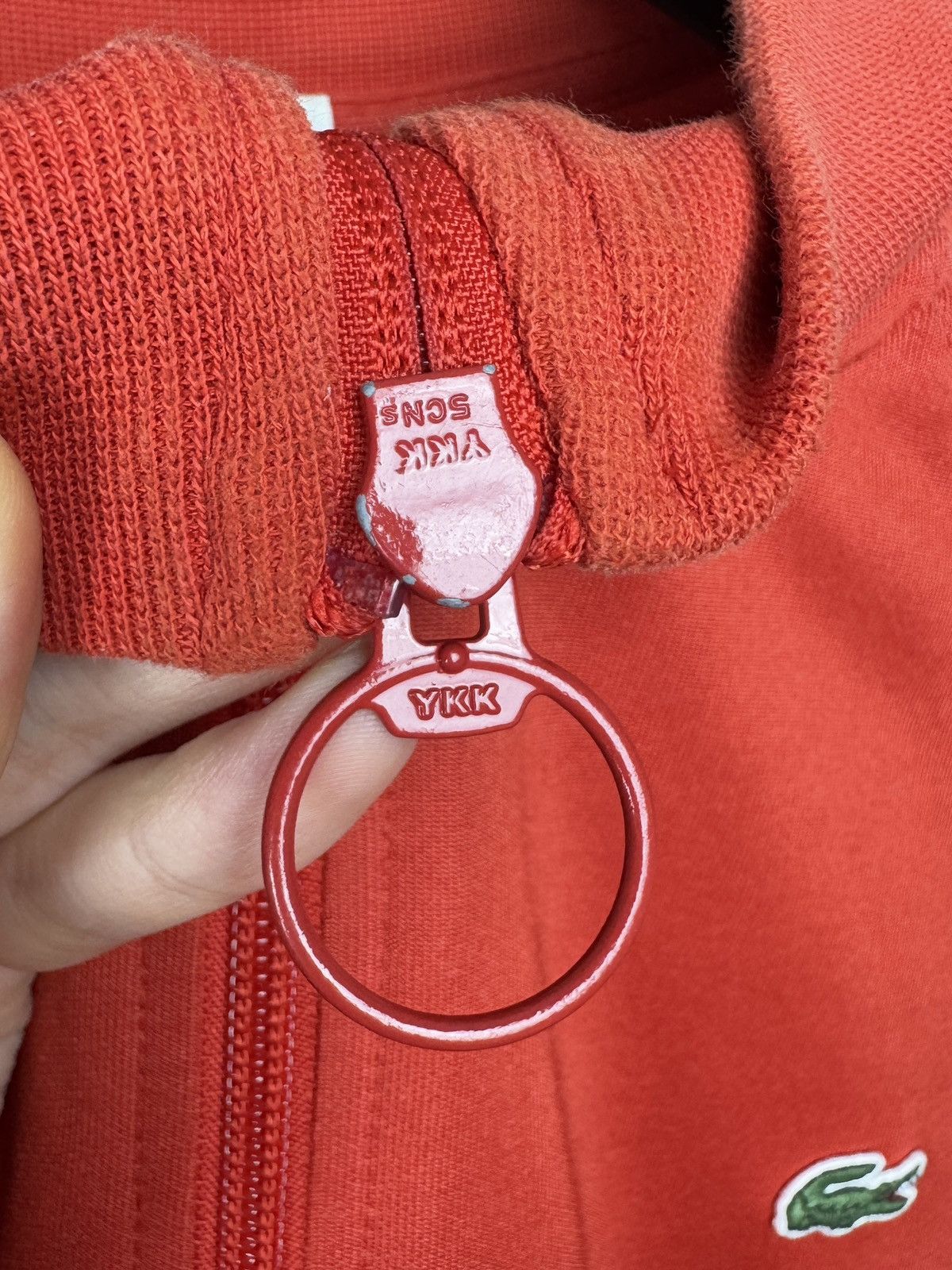 Lacoste Lacoste Live Red Full Zip Track Top Jacket Sweater Unisex Size US XXL / EU 58 / 5 - 9 Thumbnail