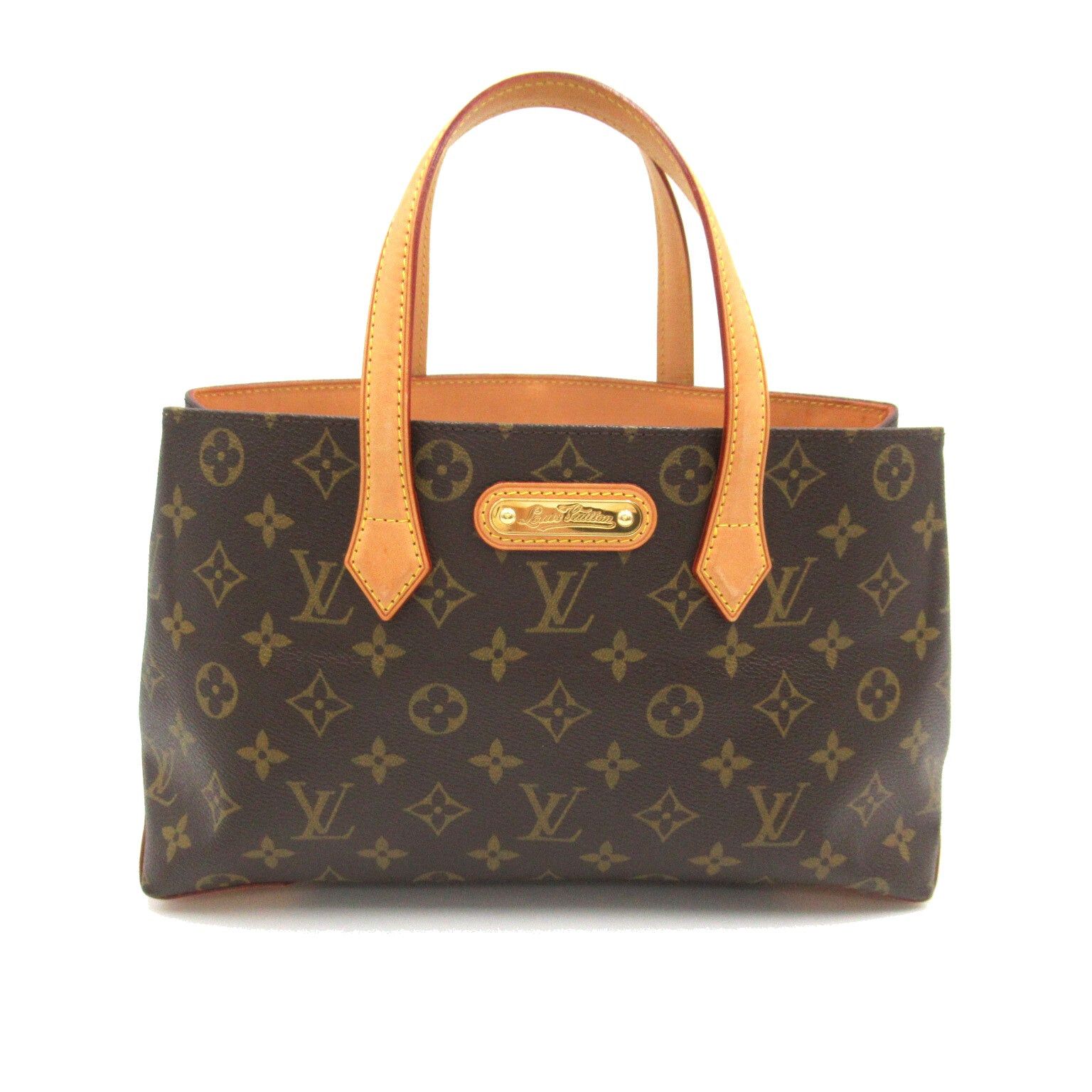 Louis Vuitton Louis Vuitton Wilshire Pm Handbag Coated Canvas Monogram Brown Size ONE SIZE - 1 Thumbnail