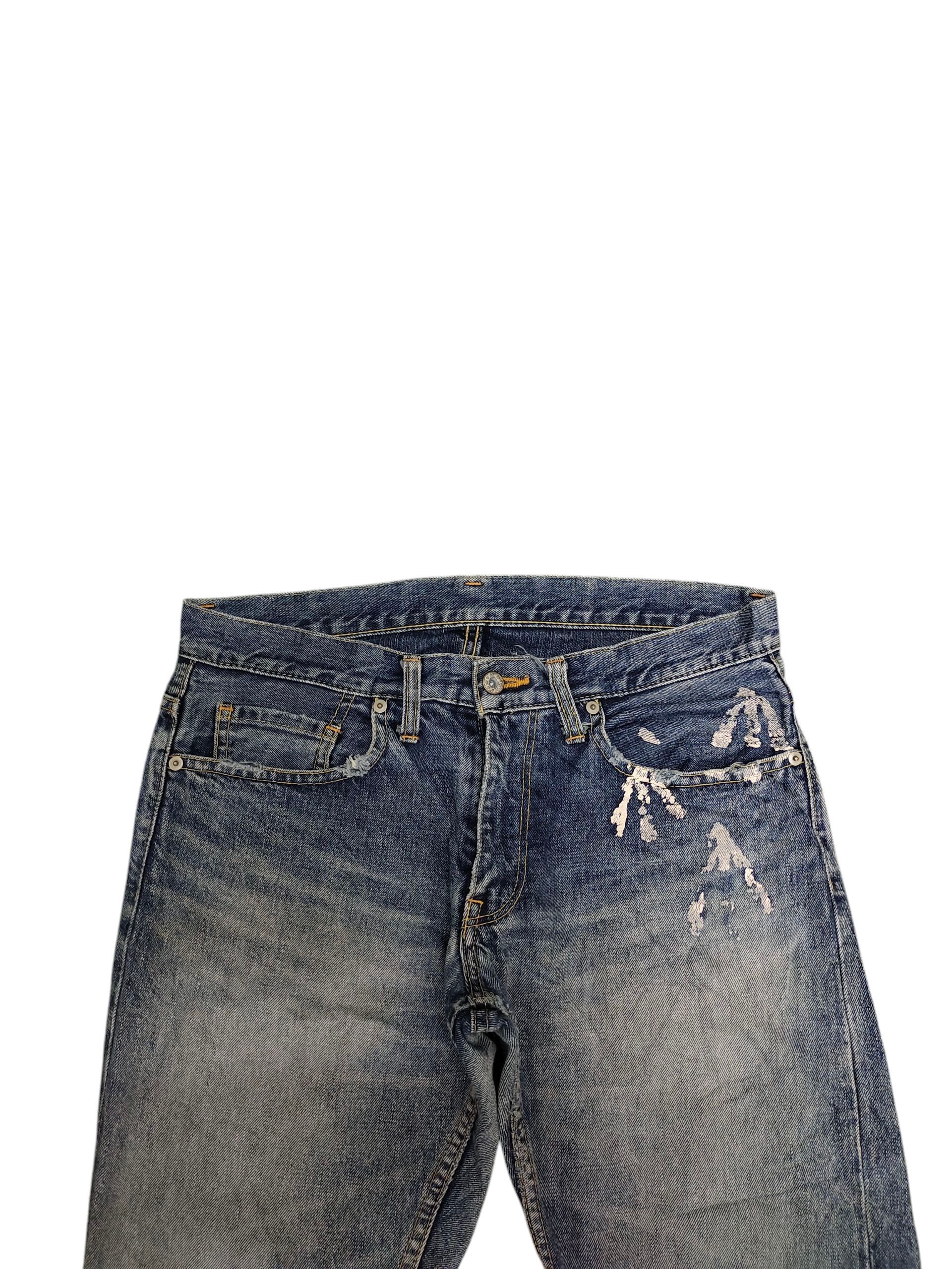 Hysteric Glamour Flare Jeans CEI Selvedge Clawmark Distress Faded Bootcut Y2k Size US 33 - 9 Thumbnail