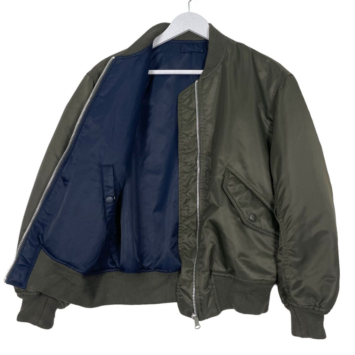 Christophe Lemaire × Japanese Brand × Lemaire 💥UNIQLO x LEMAIRE RIOT BOMBER JACKET Size US M / EU 48-50 / 2 - 7 Thumbnail