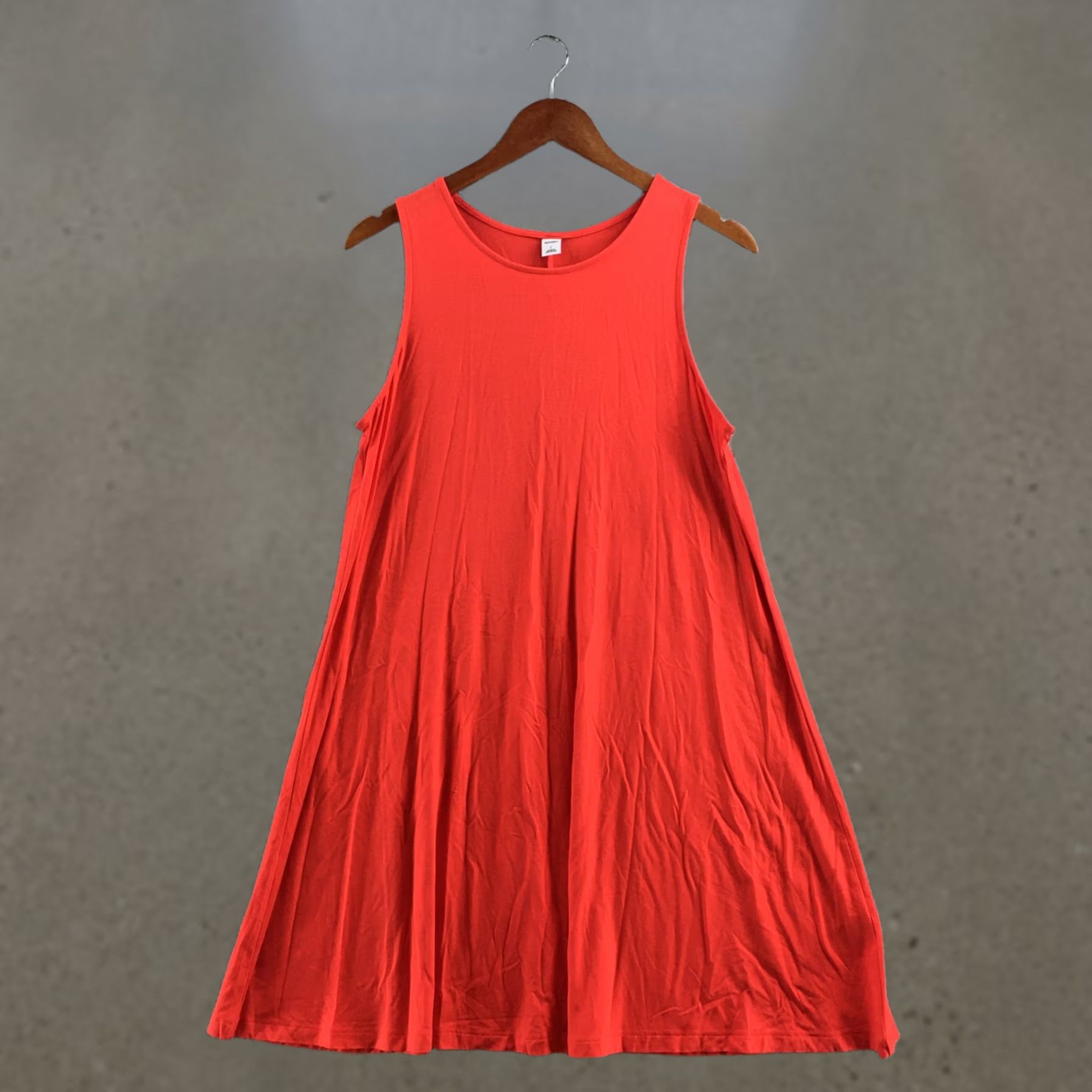 Old Navy Old Navy Sleeveless Swing Dress Womens L Orange Casual NEW Pullover Crew Neck Size L / US 10 / IT 46 - 1 Thumbnail