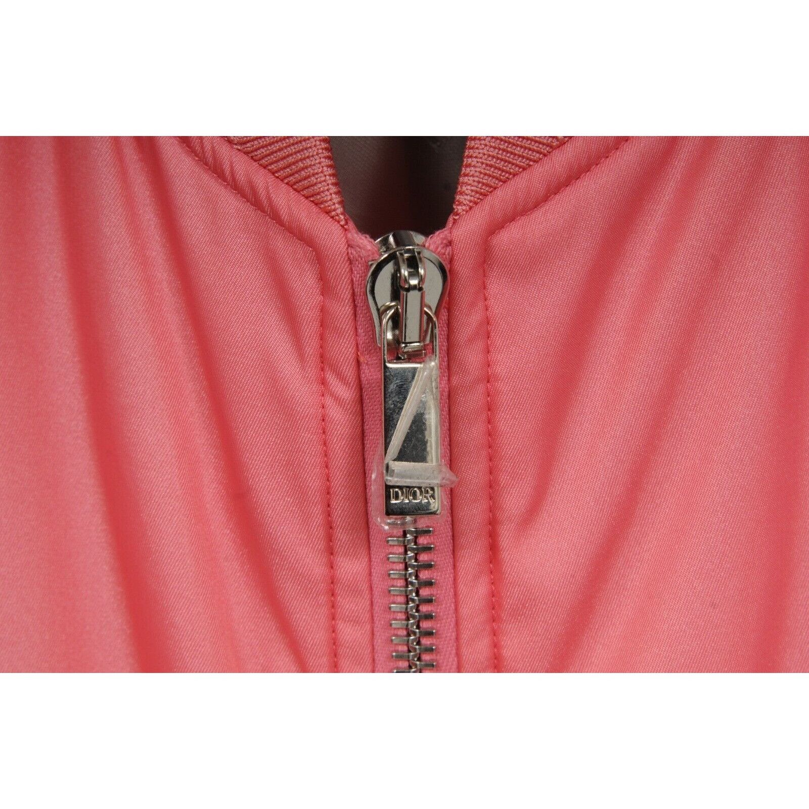 Dior Saddle Bomber Jacket Pink Nylon Logo Double Zipper Size US M / EU 48-50 / 2 - 5 Thumbnail