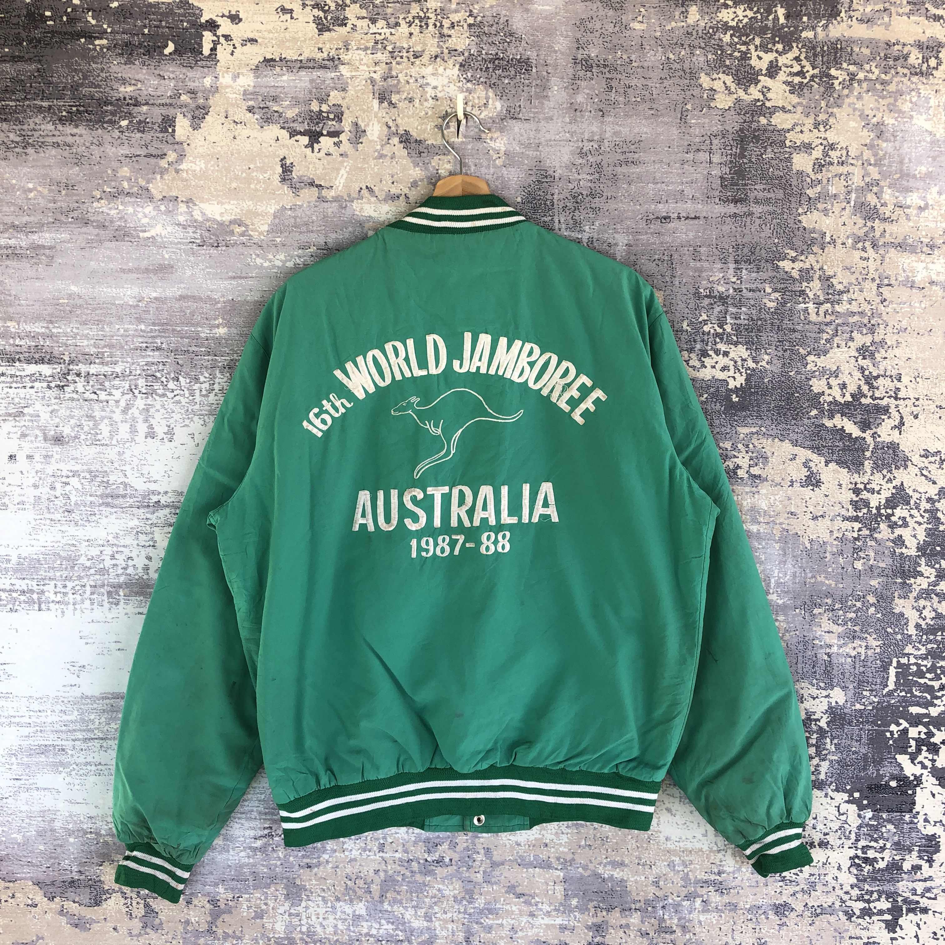 Vintage 16th World Jamboree Baseball Jackets Australian Jackets Size US L / EU 52-54 / 3 - 1 Thumbnail