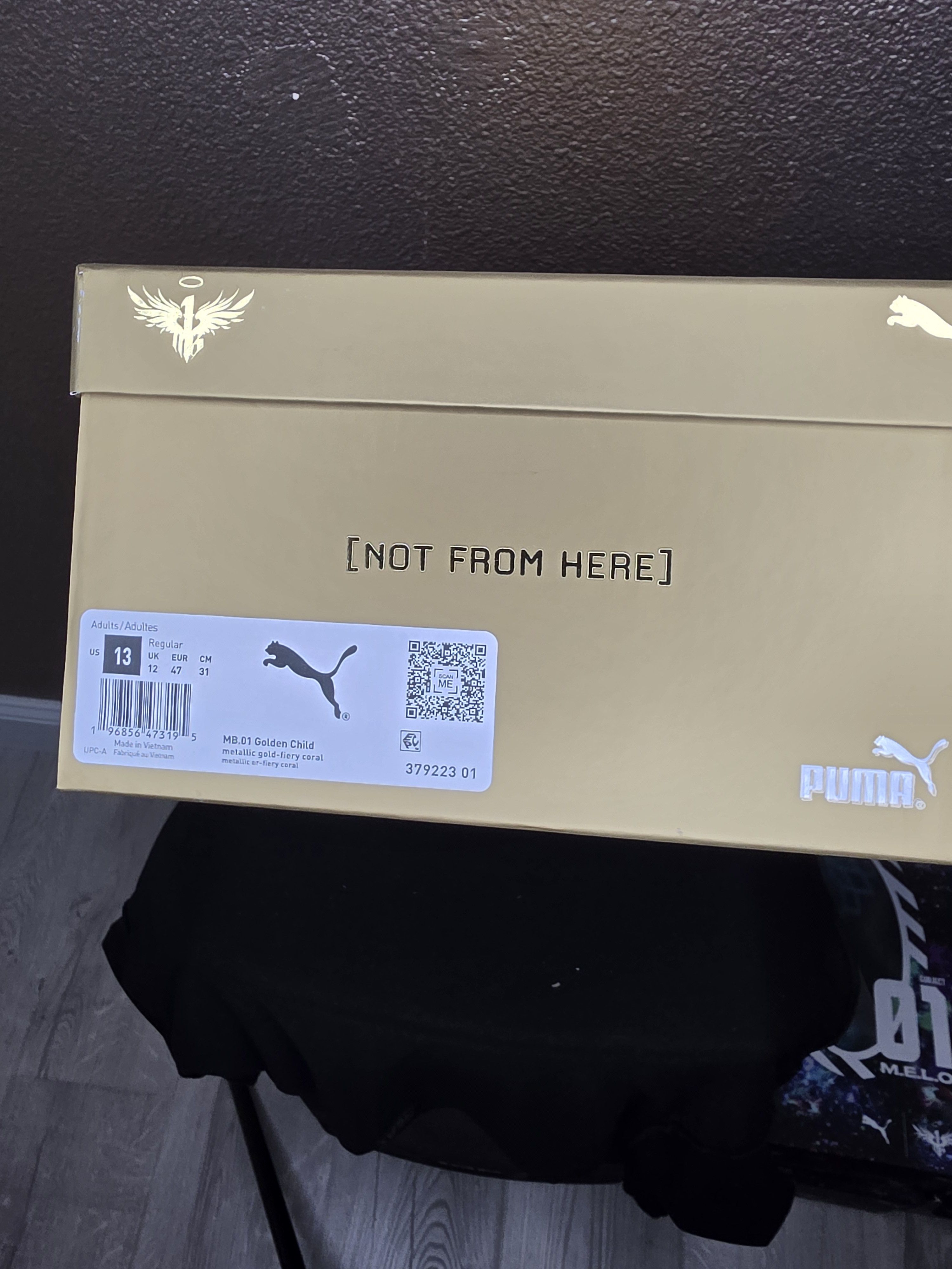 Puma Puma LaMelo Ball MB.01 Golden Child Metallic Gold New w/ Box Size US 13 / EU 46 - 2 Thumbnail