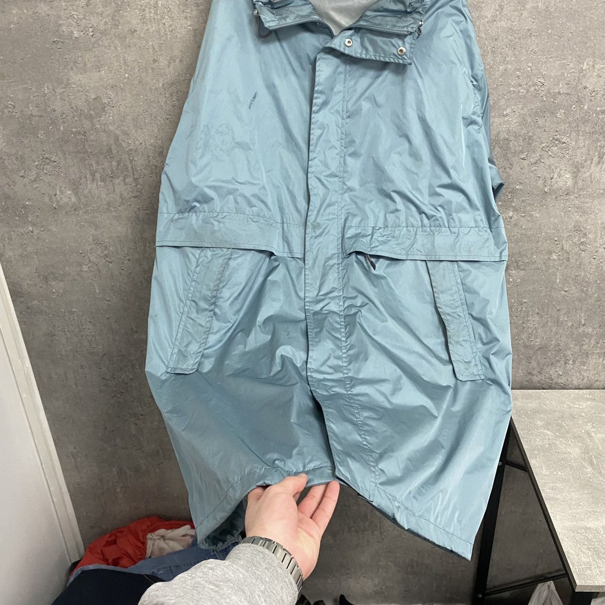 Prada Vintage Prada Nylon RainCoat Jacket Size US S / EU 44-46 / 1 - 7 Thumbnail