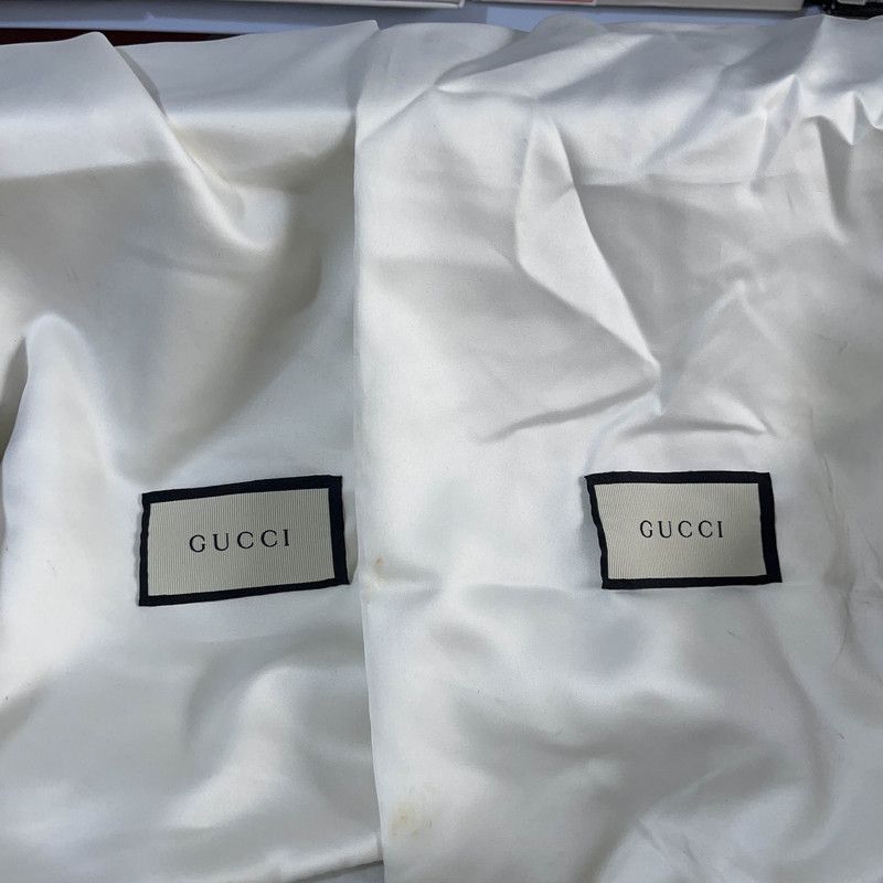 Gucci Gucci Ace White Green Fashion Sneakers for Men Size US 8 / EU 41 - 9 Thumbnail