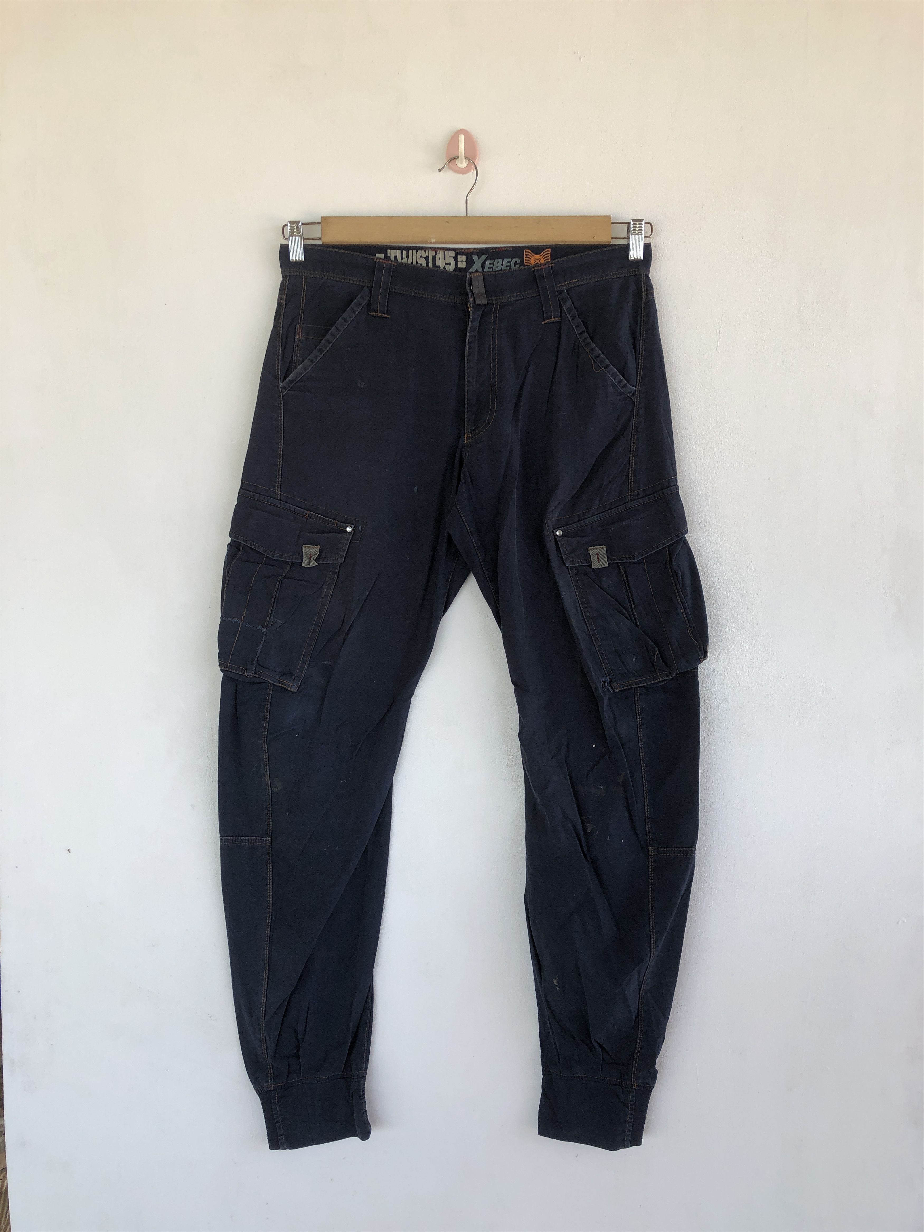 Japanese Brand Vintage Japanese Cargo Pants Multi Pocket Bondage Trousers Size US 34 / EU 50 - 1 Thumbnail